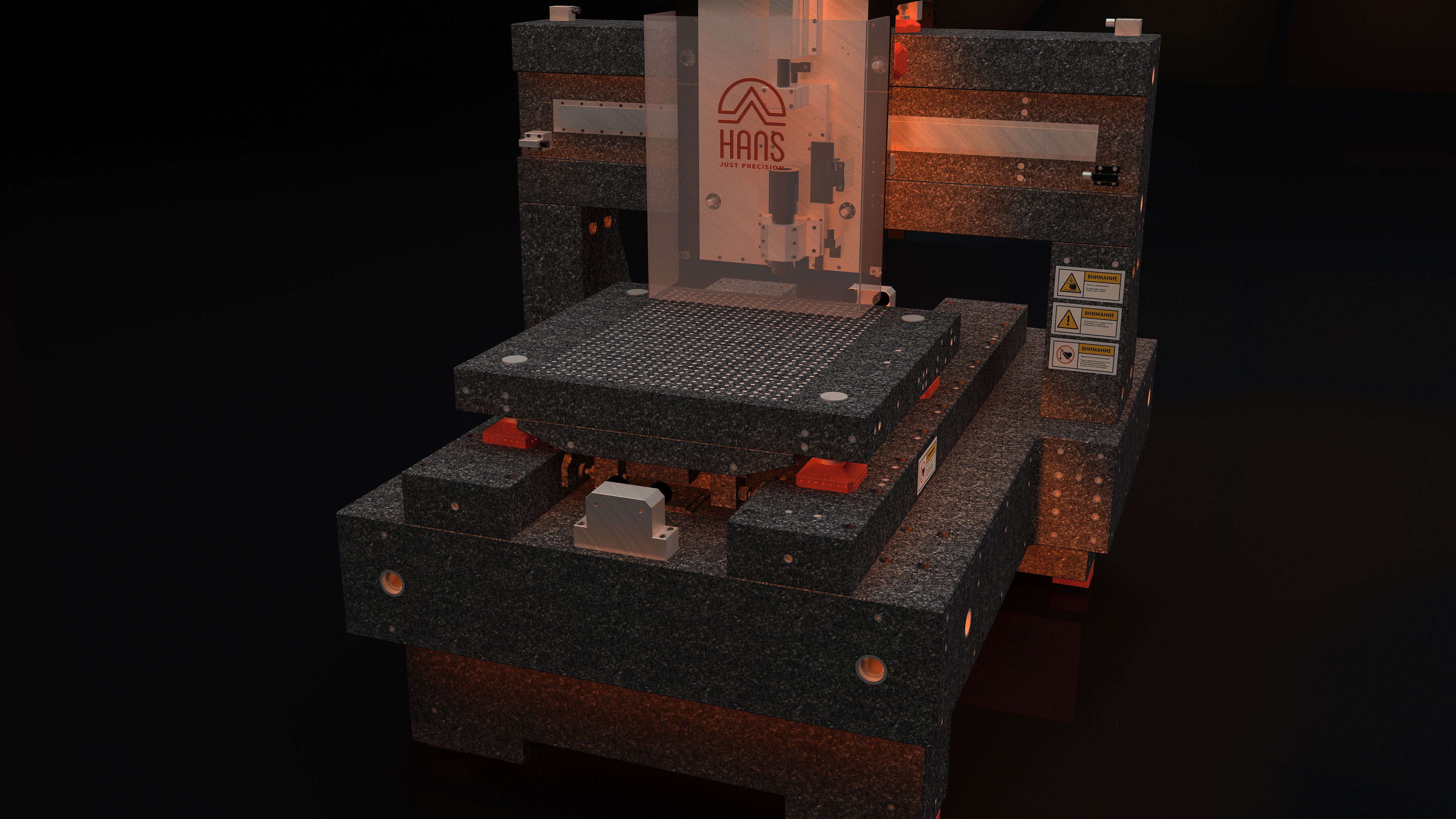 3D модель  станка "HANS" JC.01 — Изображение №4 — Брендинг, 3D на Dprofile