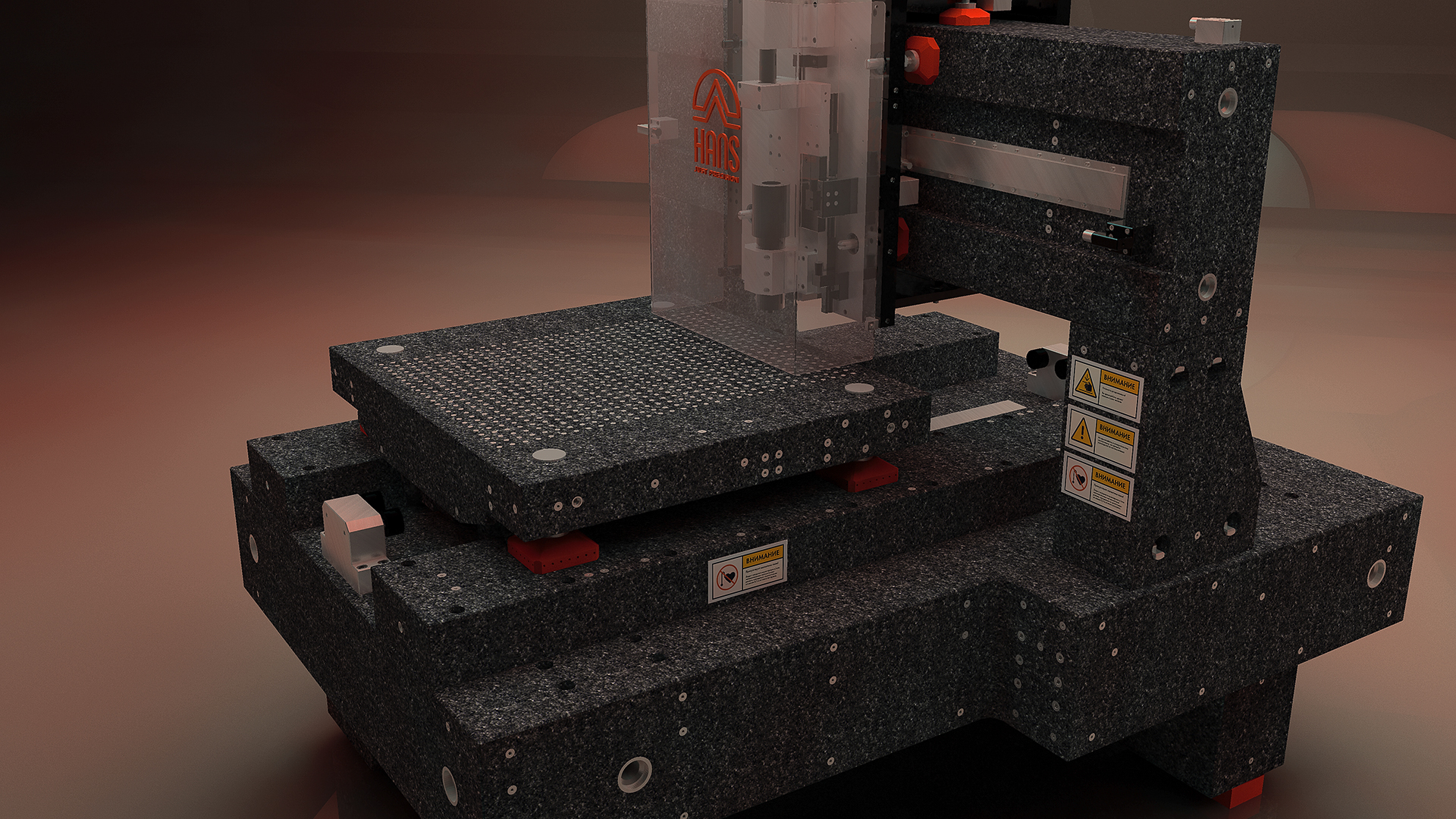 3D модель  станка "HANS" JC.01 — Изображение №9 — Брендинг, 3D на Dprofile