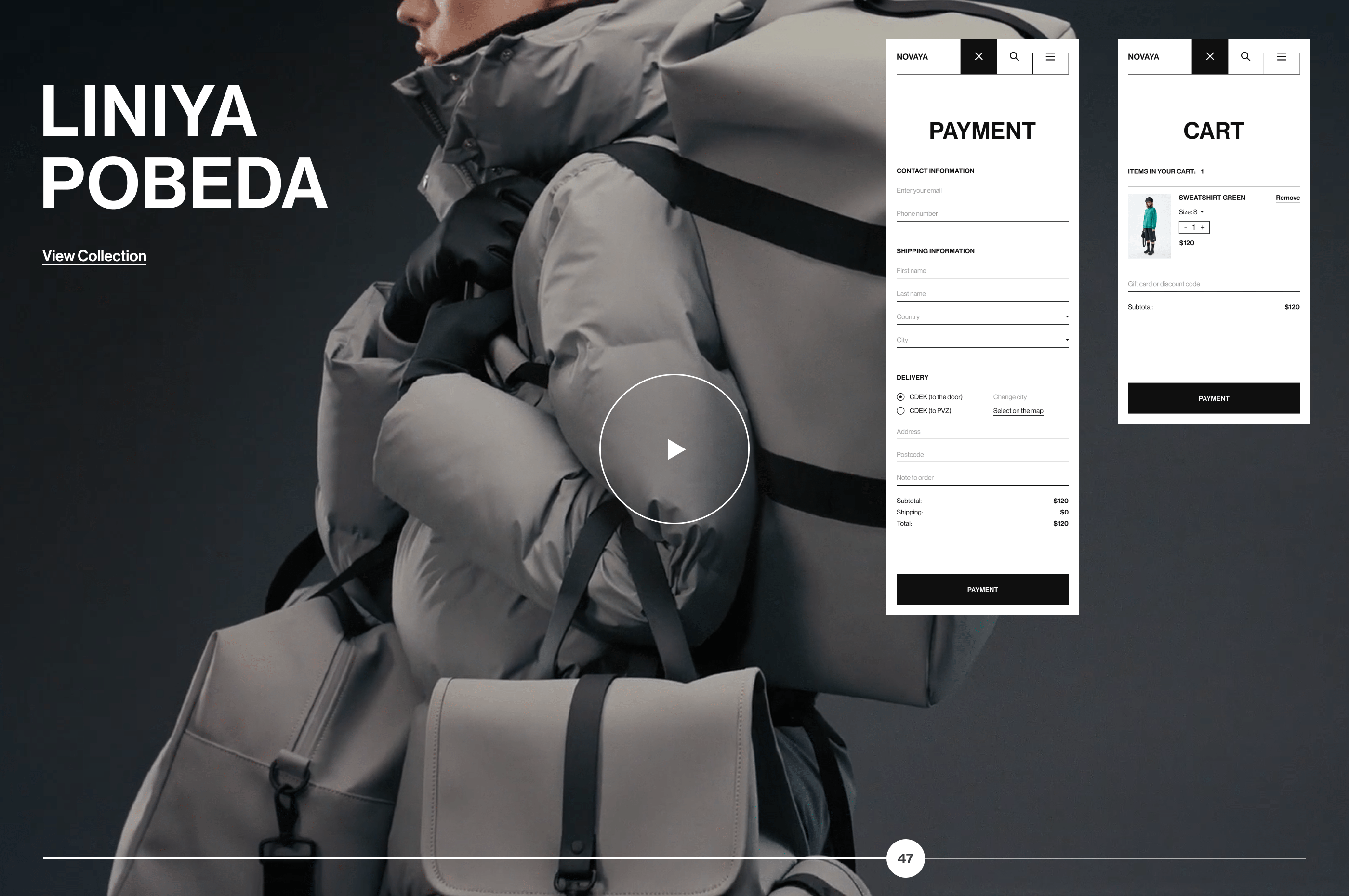 Novaya Website — Изображение №20 — Интерфейсы на Dprofile