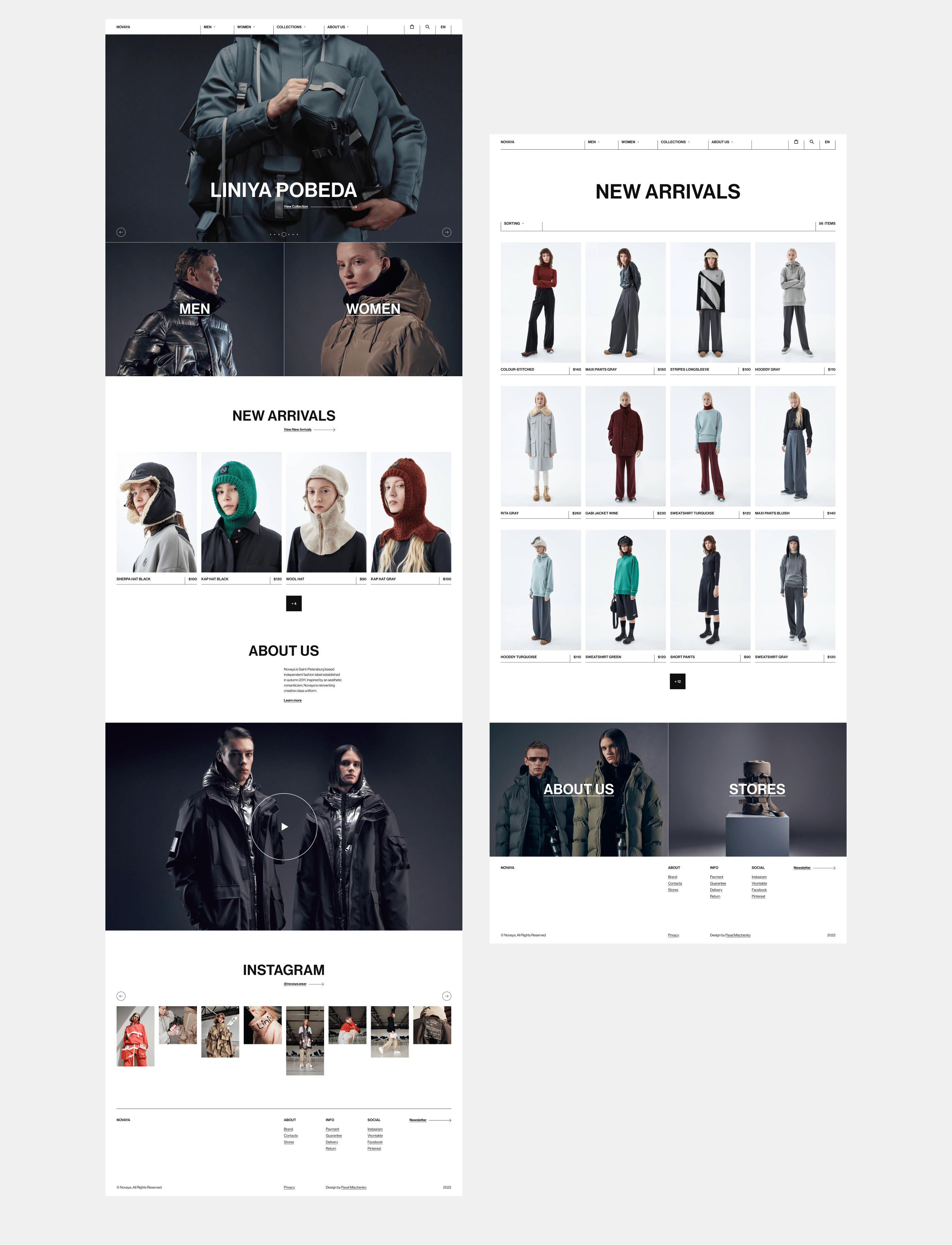 Novaya Website — Изображение №6 — Интерфейсы на Dprofile