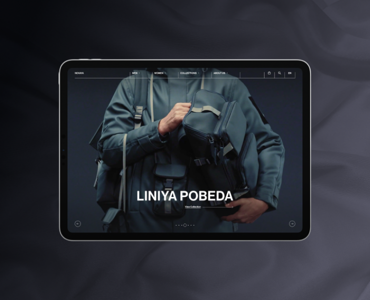 Novaya Website — Интерфейсы на Dprofile