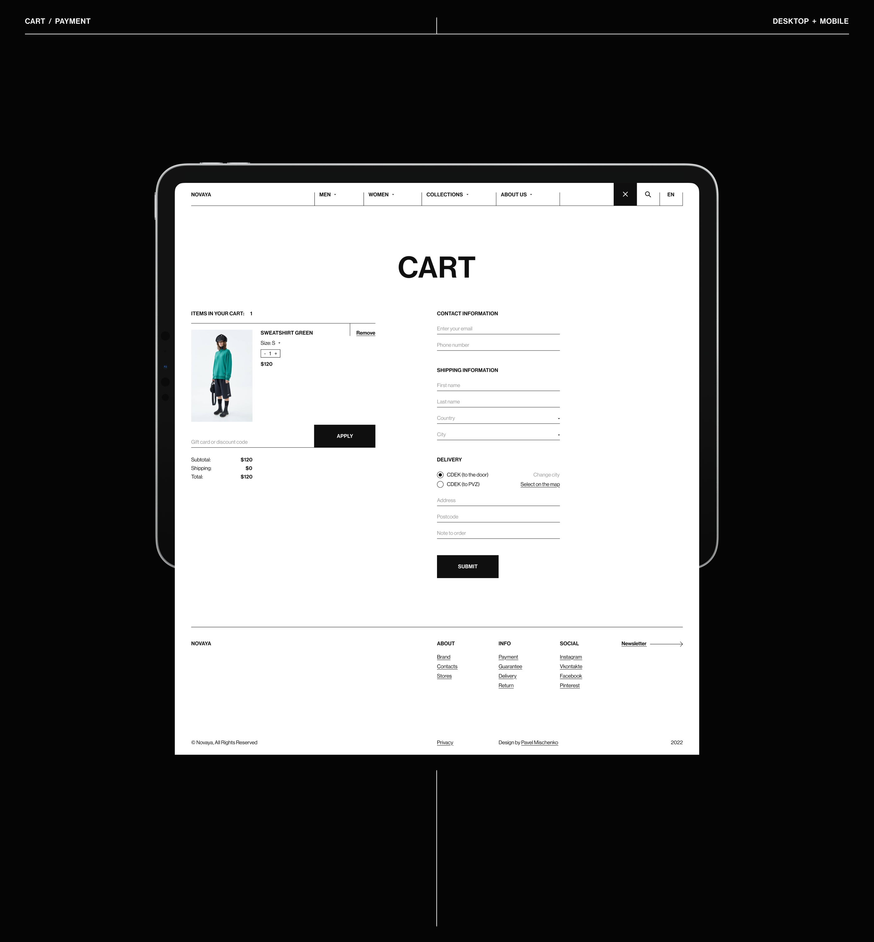 Novaya Website — Изображение №19 — Интерфейсы на Dprofile