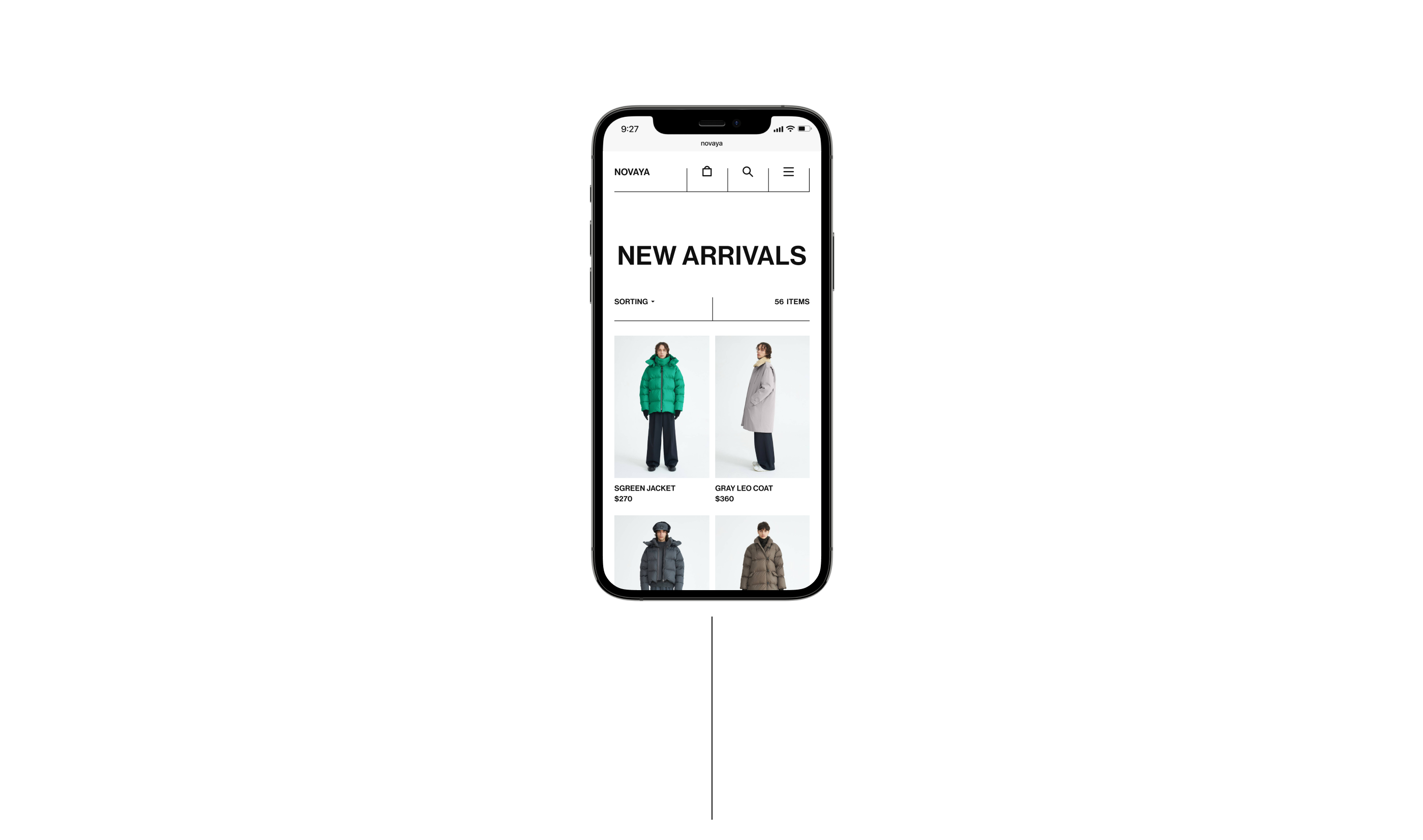 Novaya Website — Изображение №2 — Интерфейсы на Dprofile