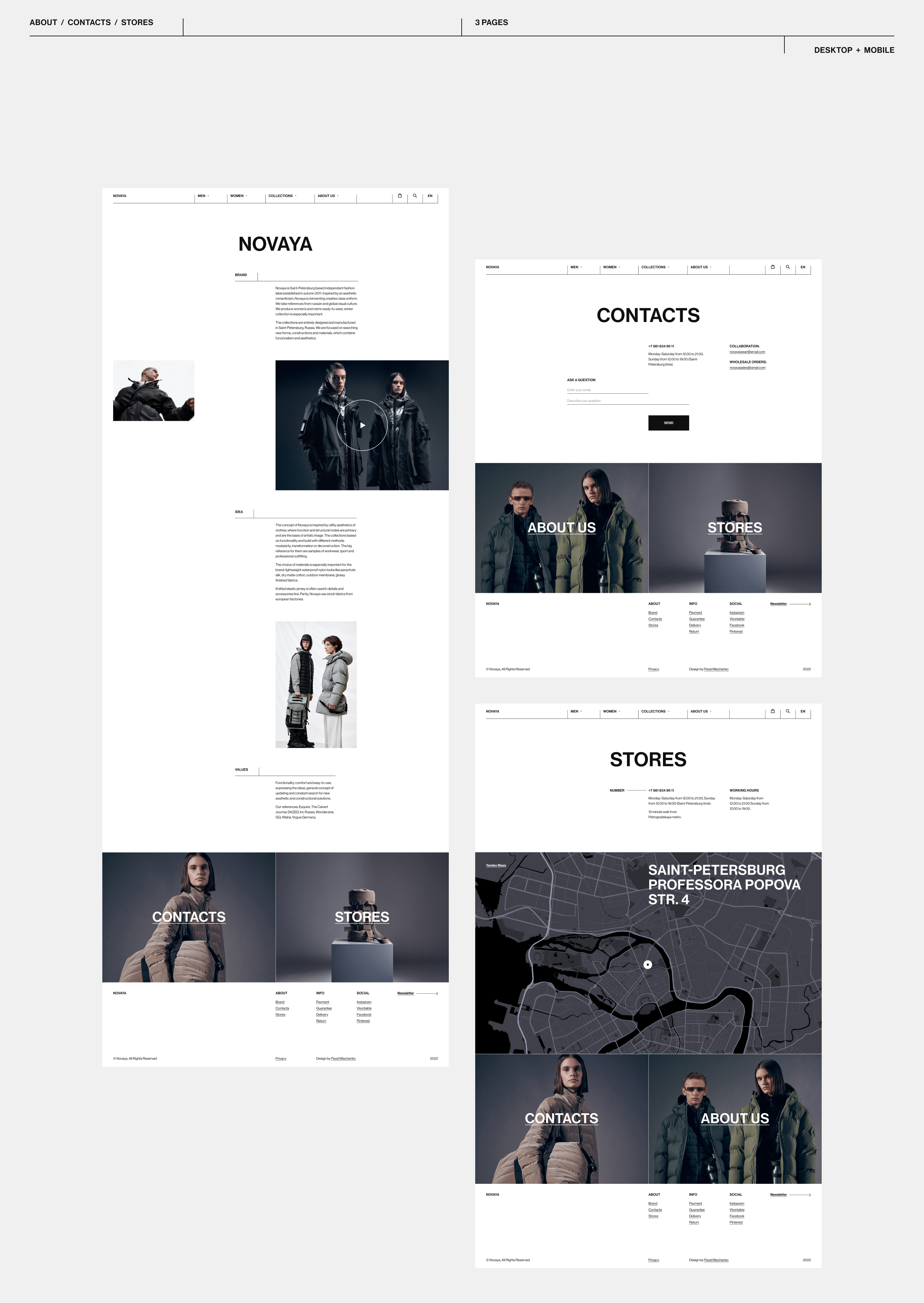 Novaya Website — Изображение №10 — Интерфейсы на Dprofile