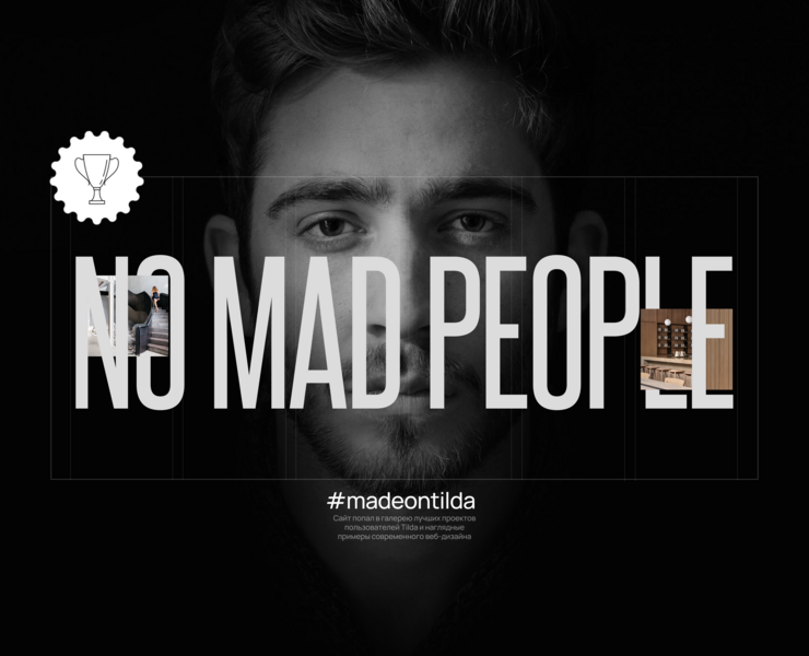 NO MAD PEOPLE - лендинг для мультипростраства — Интерфейсы на Dprofile