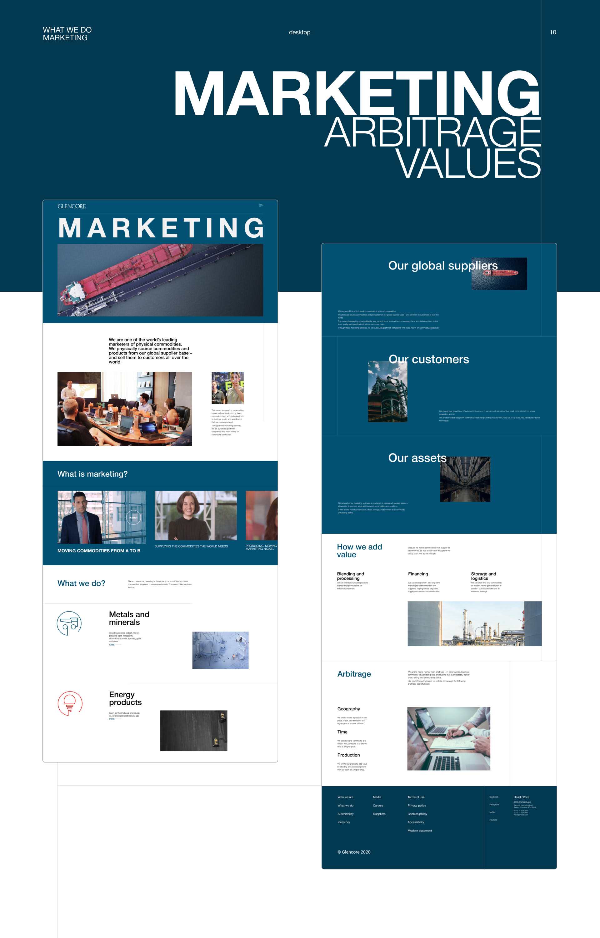 GLENCORE corporate website — Изображение №12 — Интерфейсы, Анимация на Dprofile