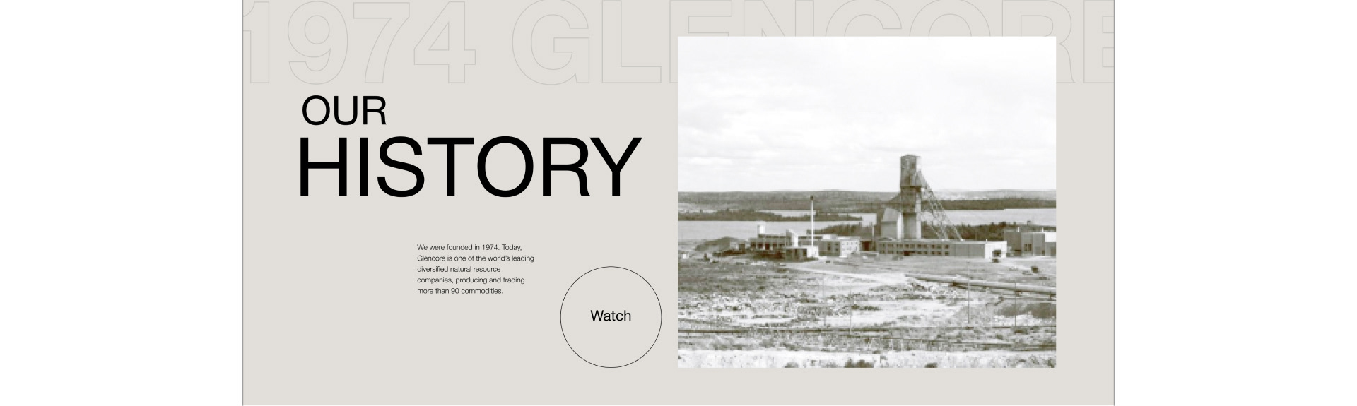 GLENCORE corporate website — Изображение №7 — Интерфейсы, Анимация на Dprofile