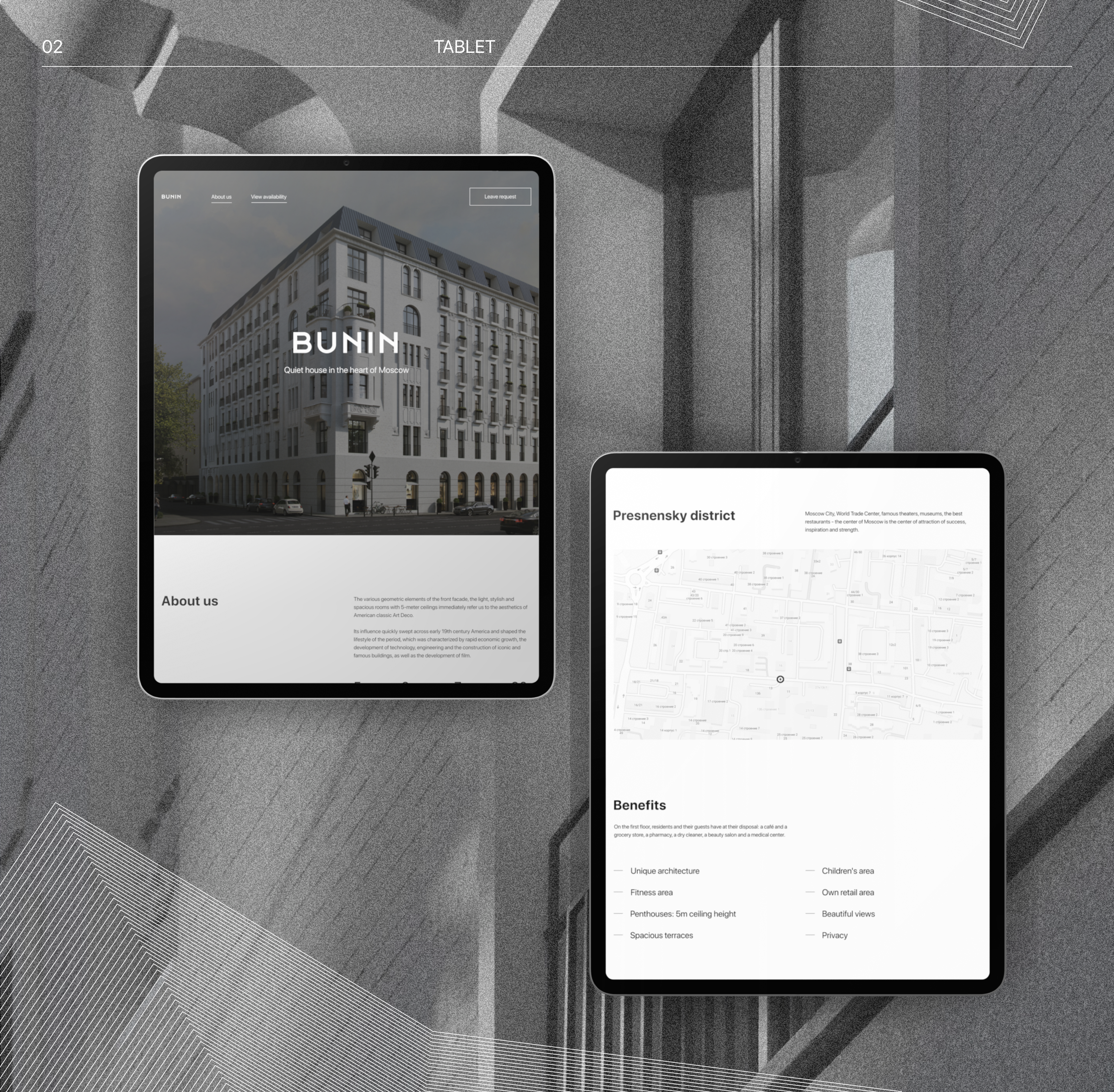 BUNIN – Real Estate — Изображение №13 — Интерфейсы на Dprofile