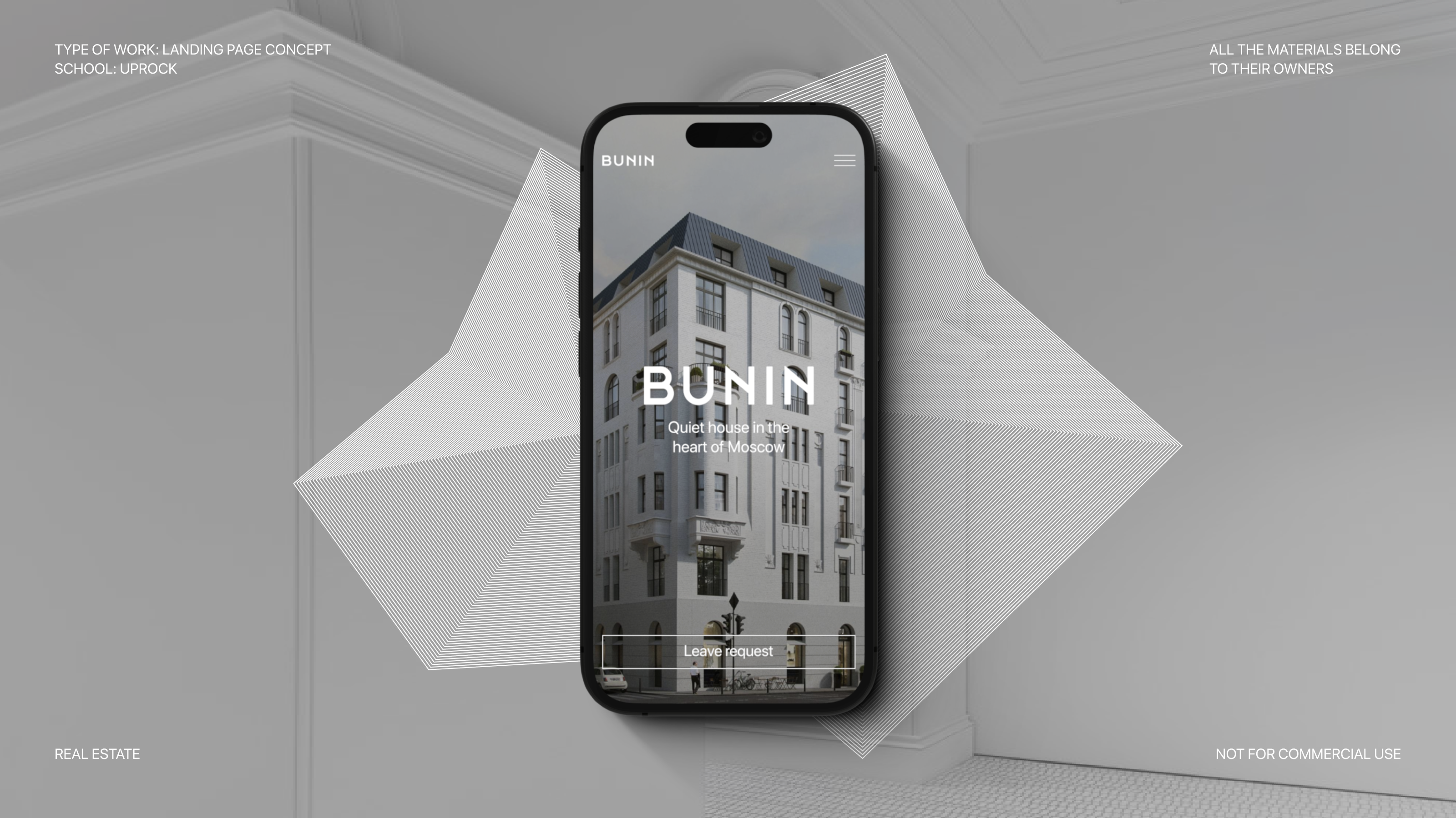 BUNIN – Real Estate — Изображение №1 — Интерфейсы на Dprofile