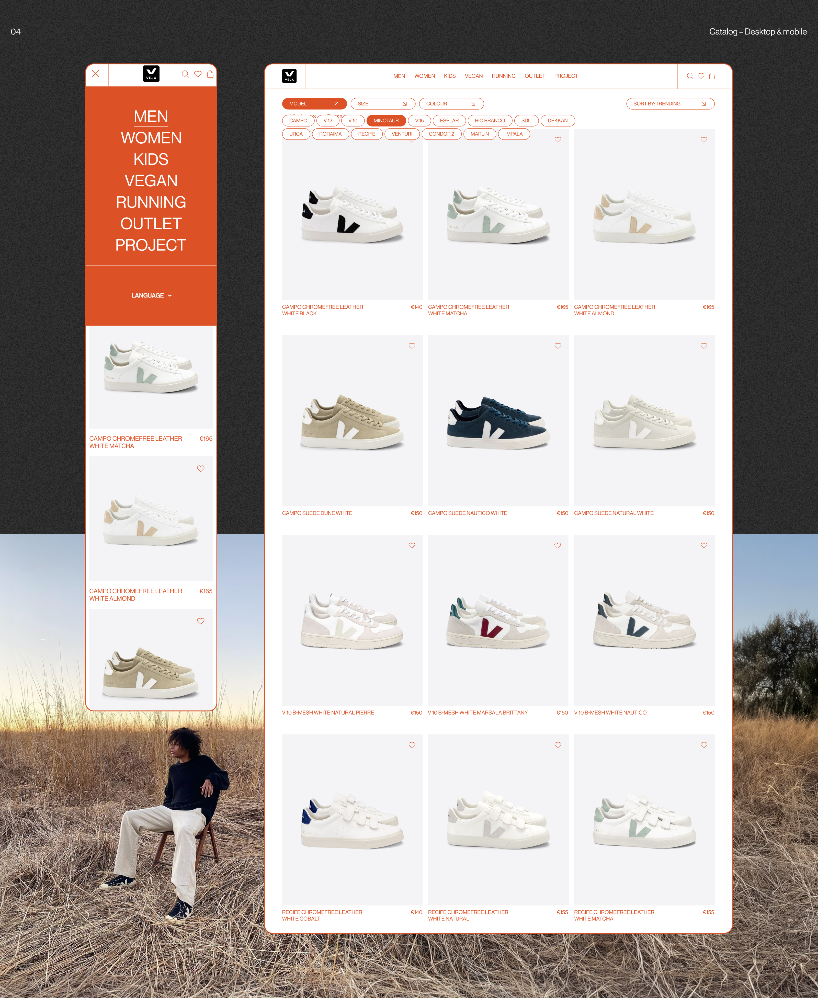VEJA | E-COMMERCE WEBSITE | (RE)DESIGN — Изображение №6 — Интерфейсы, Анимация на Dprofile