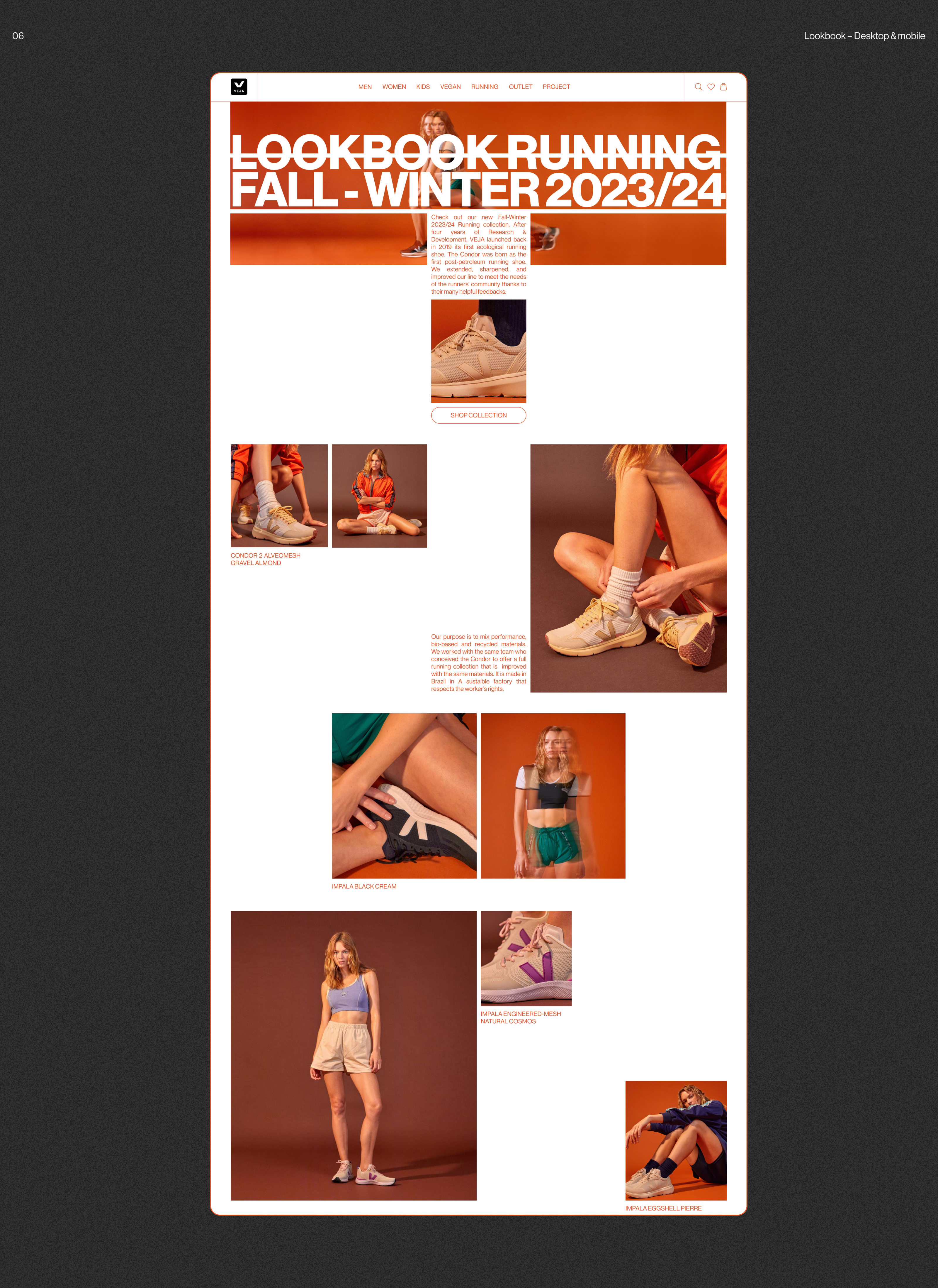 VEJA | E-COMMERCE WEBSITE | (RE)DESIGN — Изображение №10 — Интерфейсы, Анимация на Dprofile