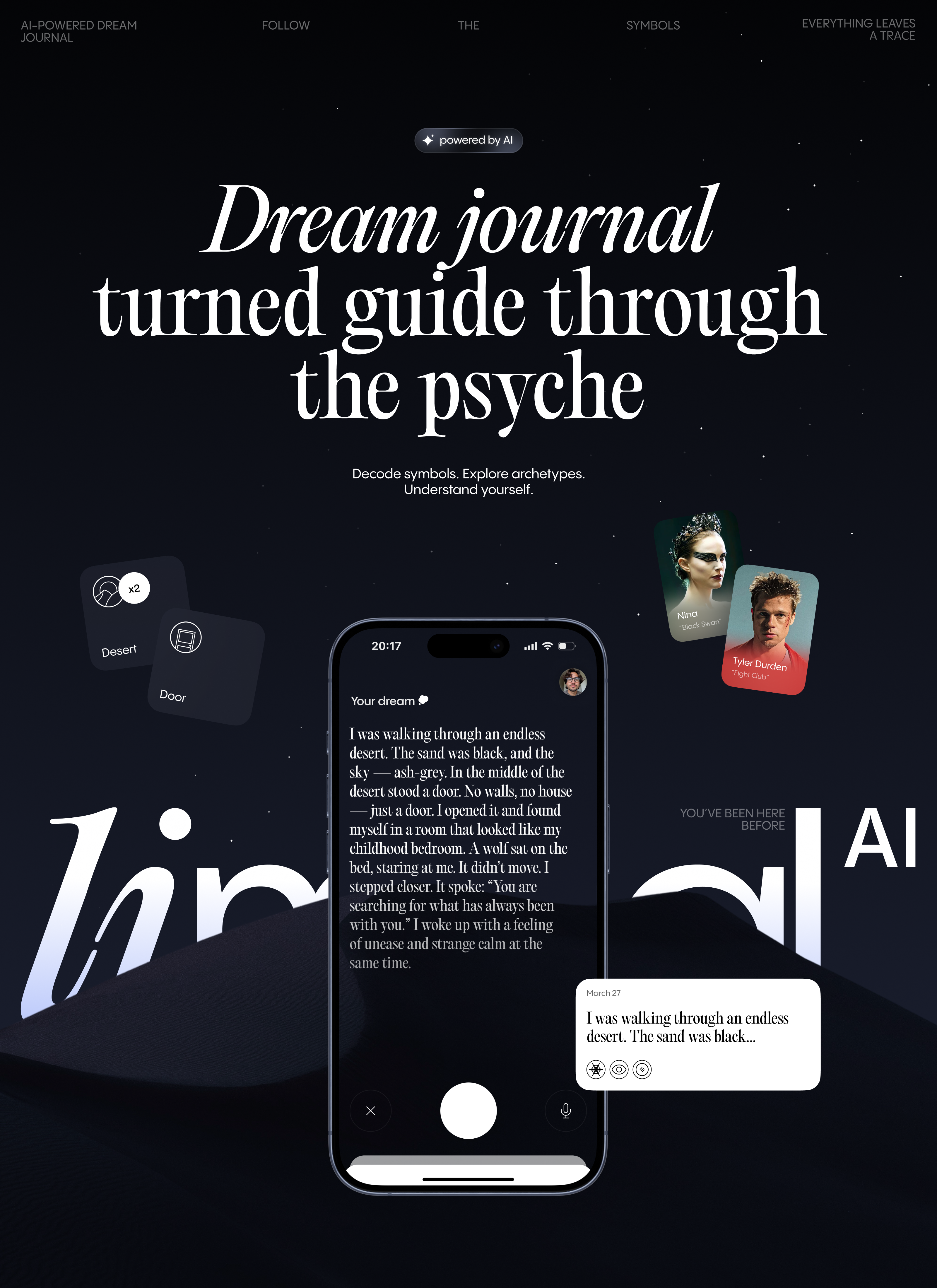 Liminal AI — Изображение №1 — Интерфейсы, Анимация на Dprofile