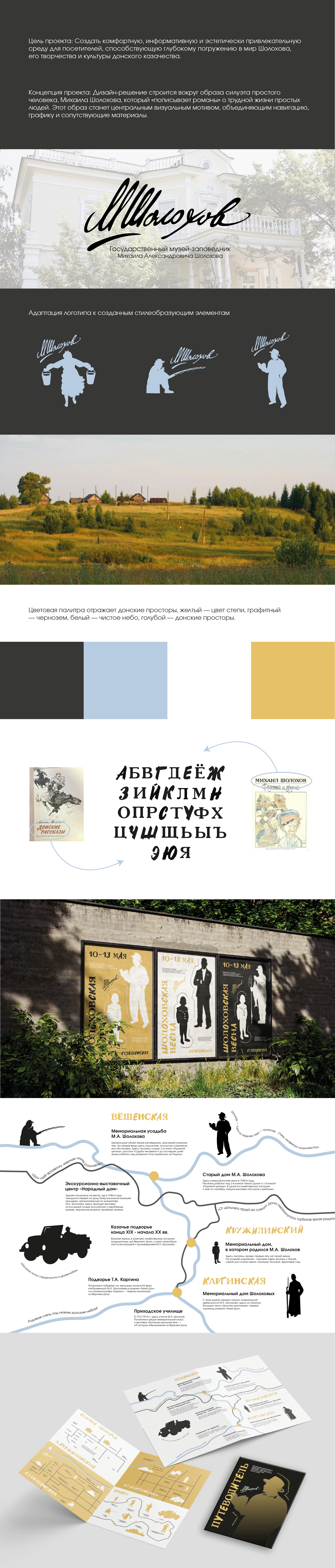 Графический комплекс для музея-заповедника М. А. Шолохова — Изображение №1 — Брендинг, Графика на Dprofile