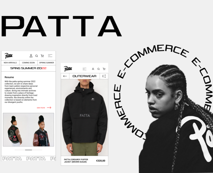 E-commerce redesign | Patta на Dprofile