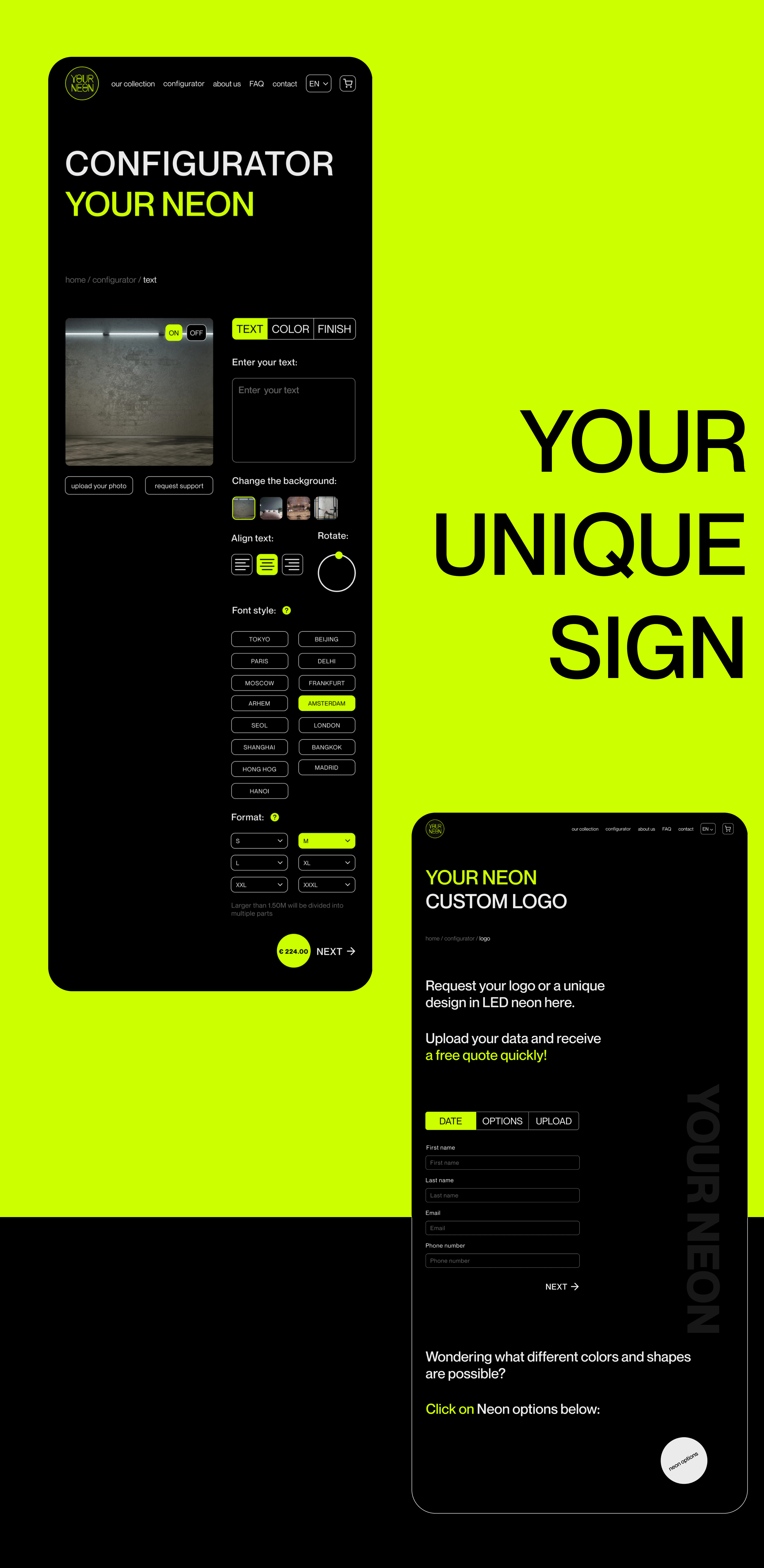 Neon sign | e-commerce — Изображение №16 — Интерфейсы, Анимация на Dprofile