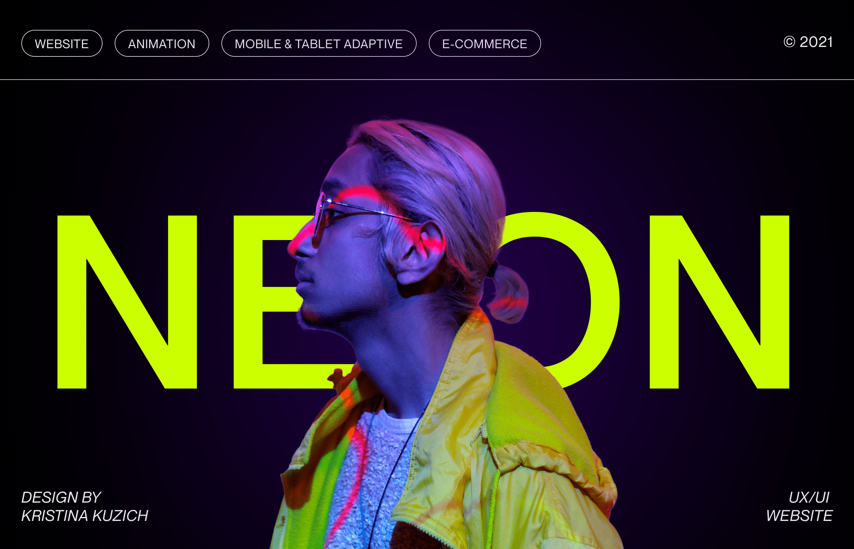 Neon sign | e-commerce — Изображение №1 — Интерфейсы, Анимация на Dprofile