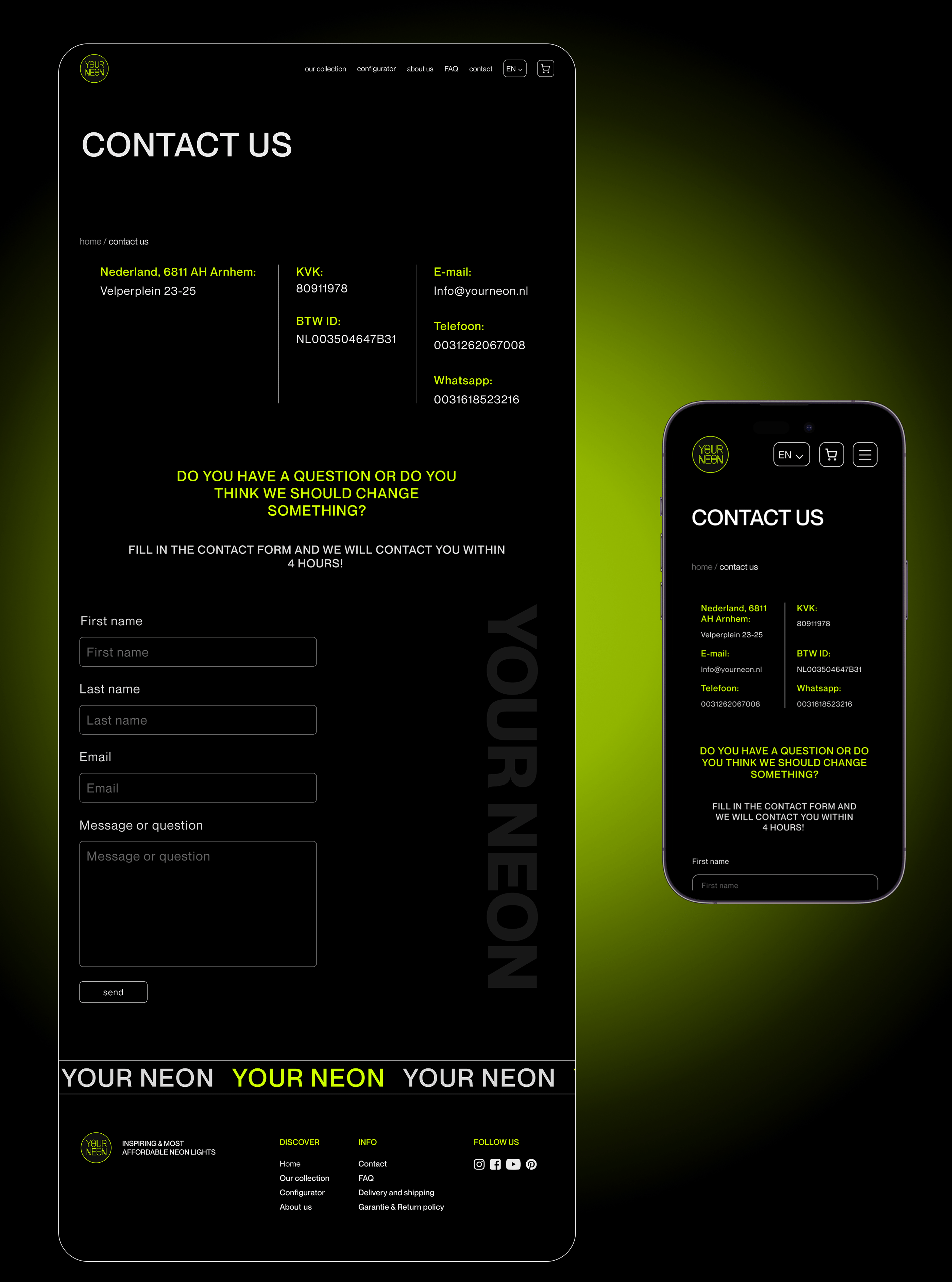 Neon sign | e-commerce — Изображение №22 — Интерфейсы, Анимация на Dprofile