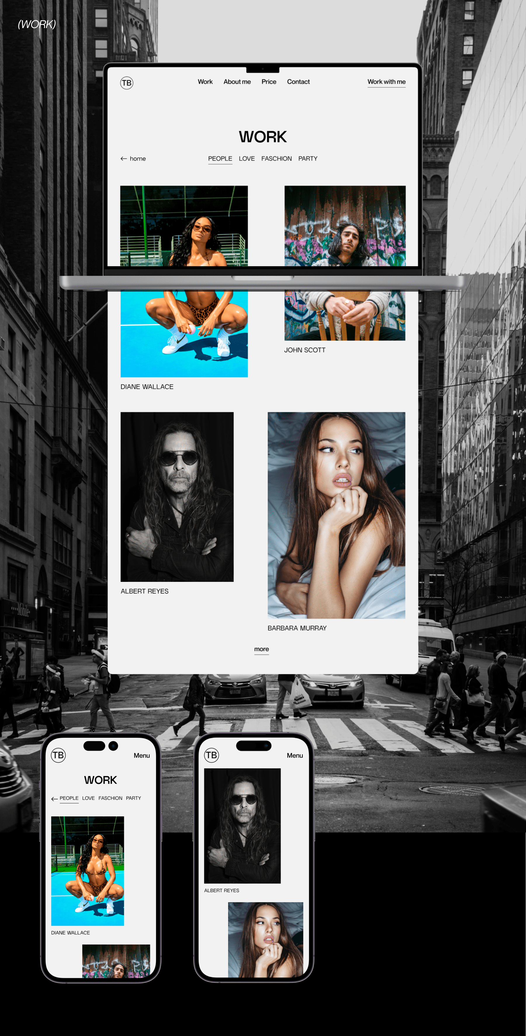 Website | Portfolio Photographer — Изображение №2 — Интерфейсы, Анимация на Dprofile