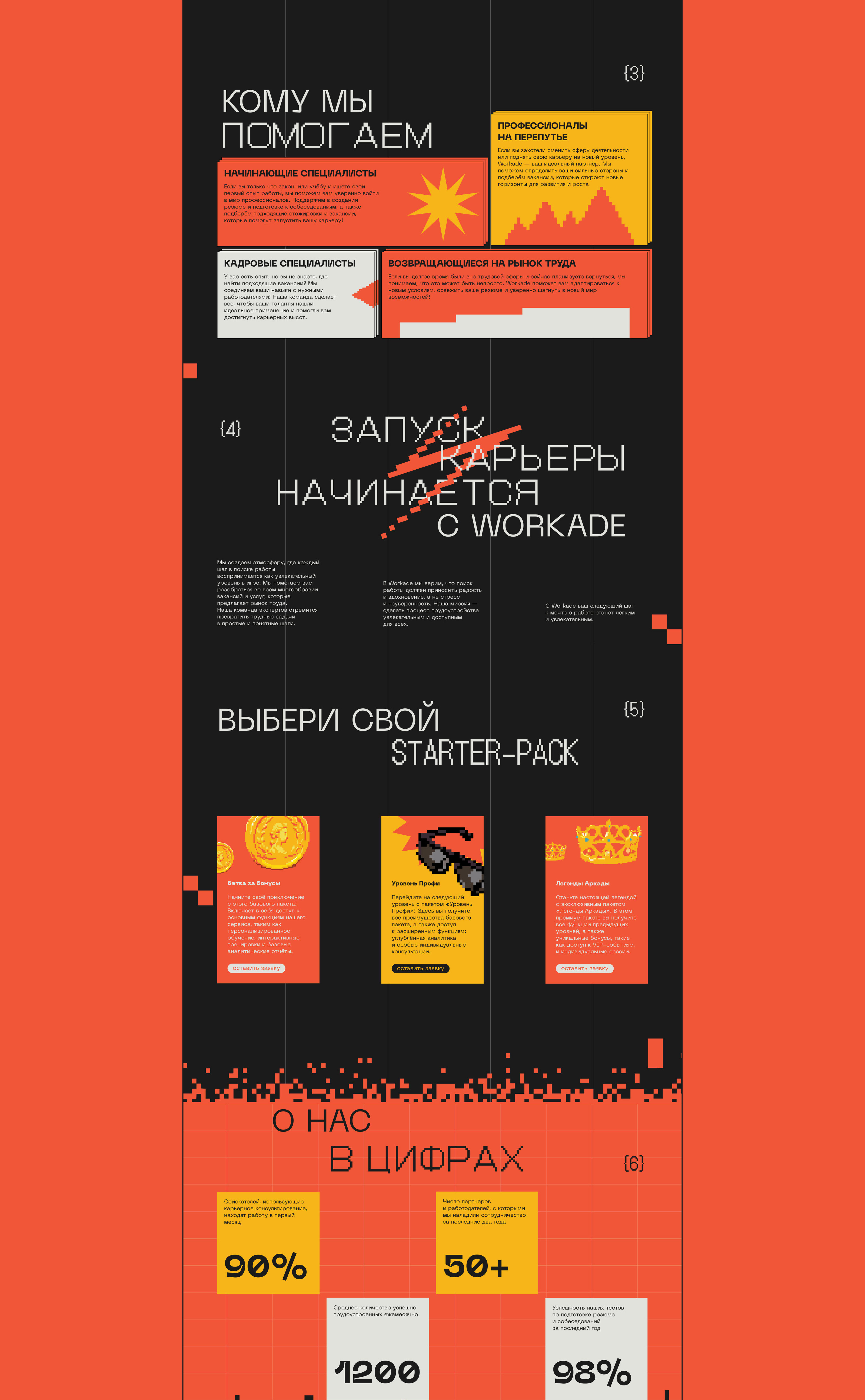 Workade - landing page — Изображение №8 — Интерфейсы на Dprofile
