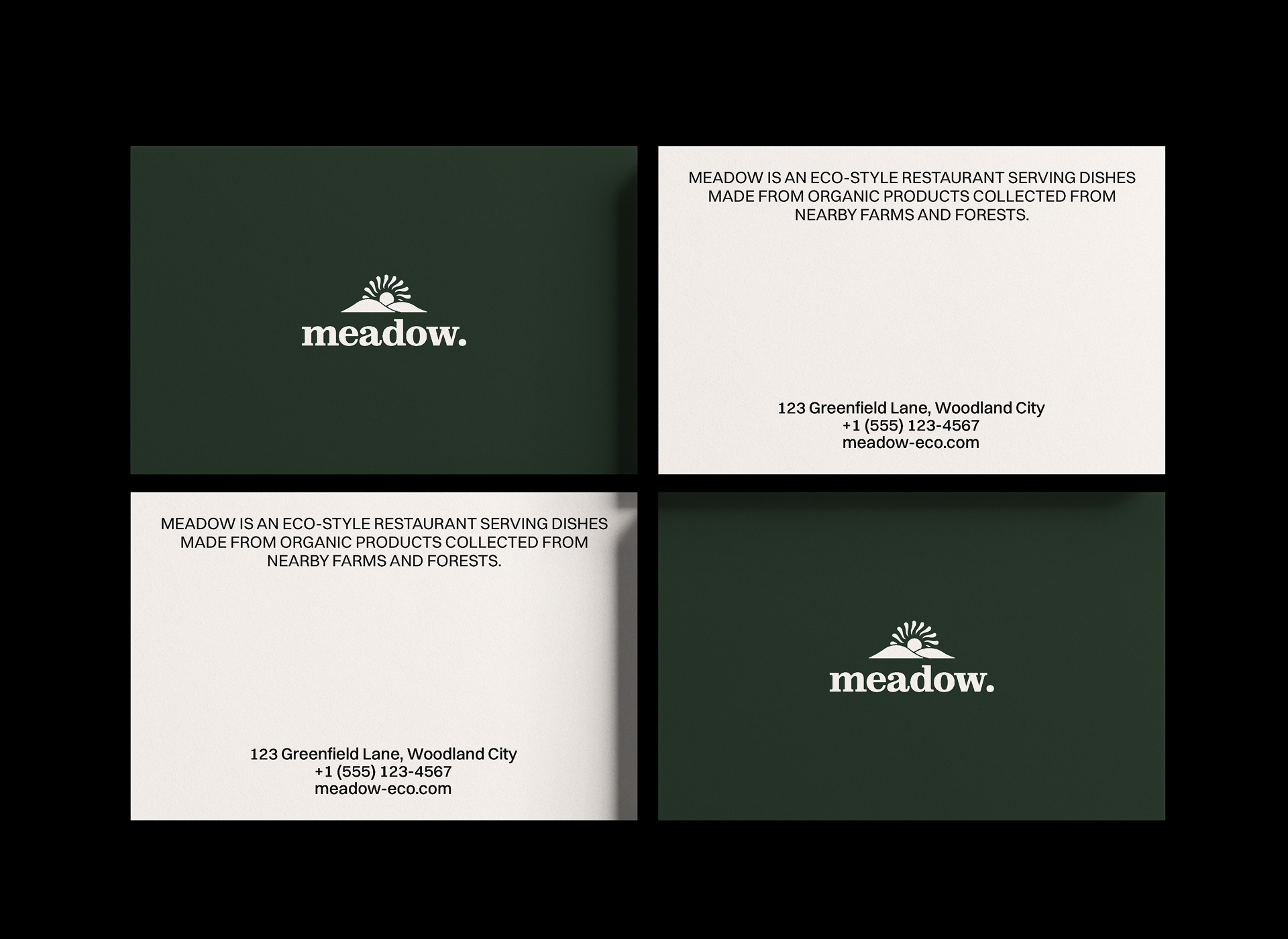 Фирменный стиль для ресторана Meadow — Изображение №8 — Брендинг на Dprofile