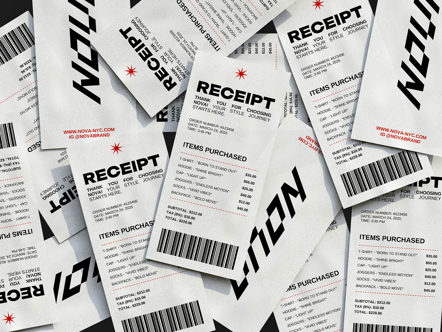 NOVA | ФИРМЕННЫЙ СТИЛЬ | ЛОГОТИП | БРЕНД ОДЕЖДЫ — Изображение №12 — Брендинг на Dprofile