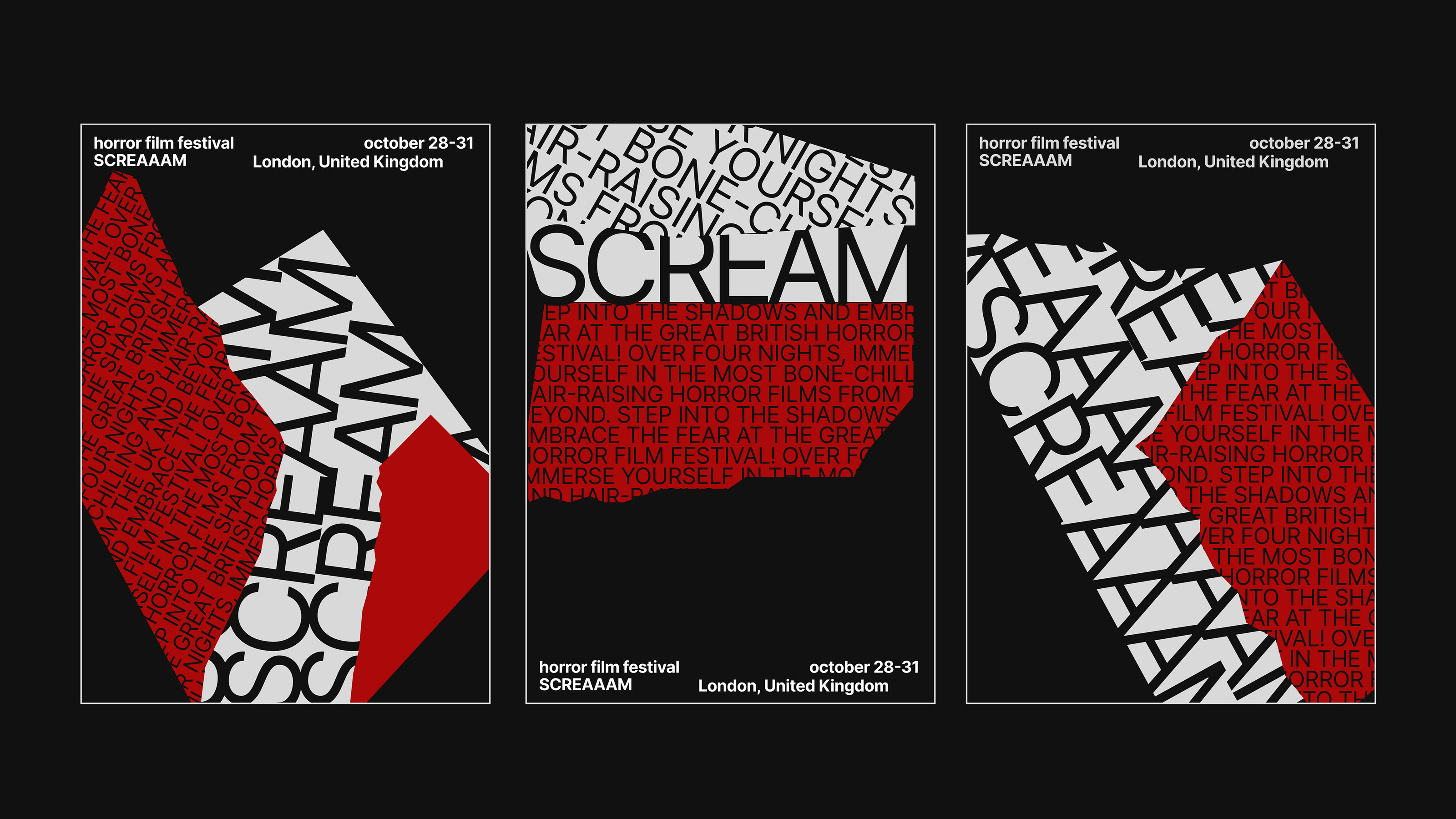 SCREAM Horror Film Festival — Изображение №1 — Брендинг на Dprofile