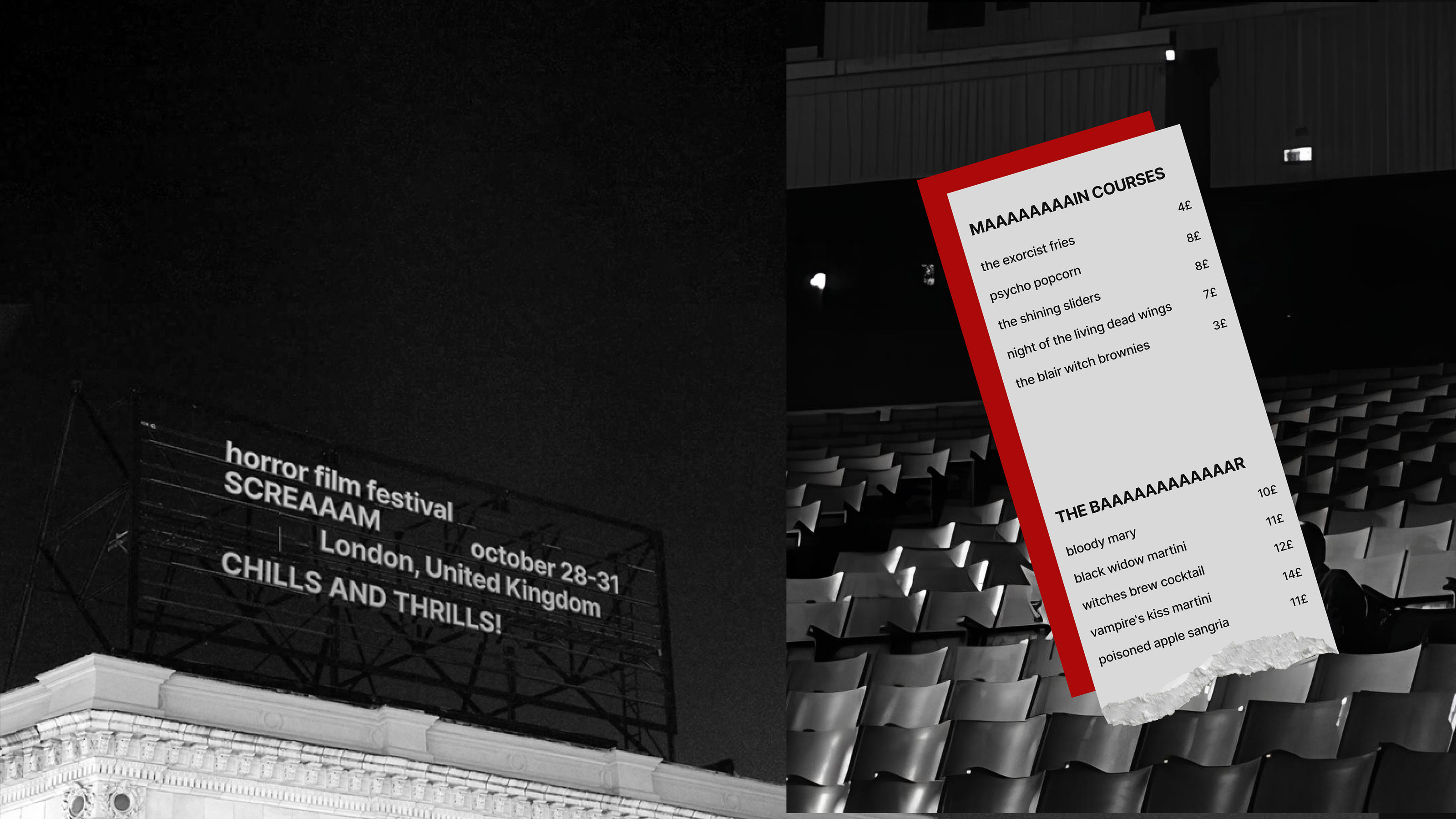 SCREAM Horror Film Festival — Изображение №3 — Брендинг на Dprofile