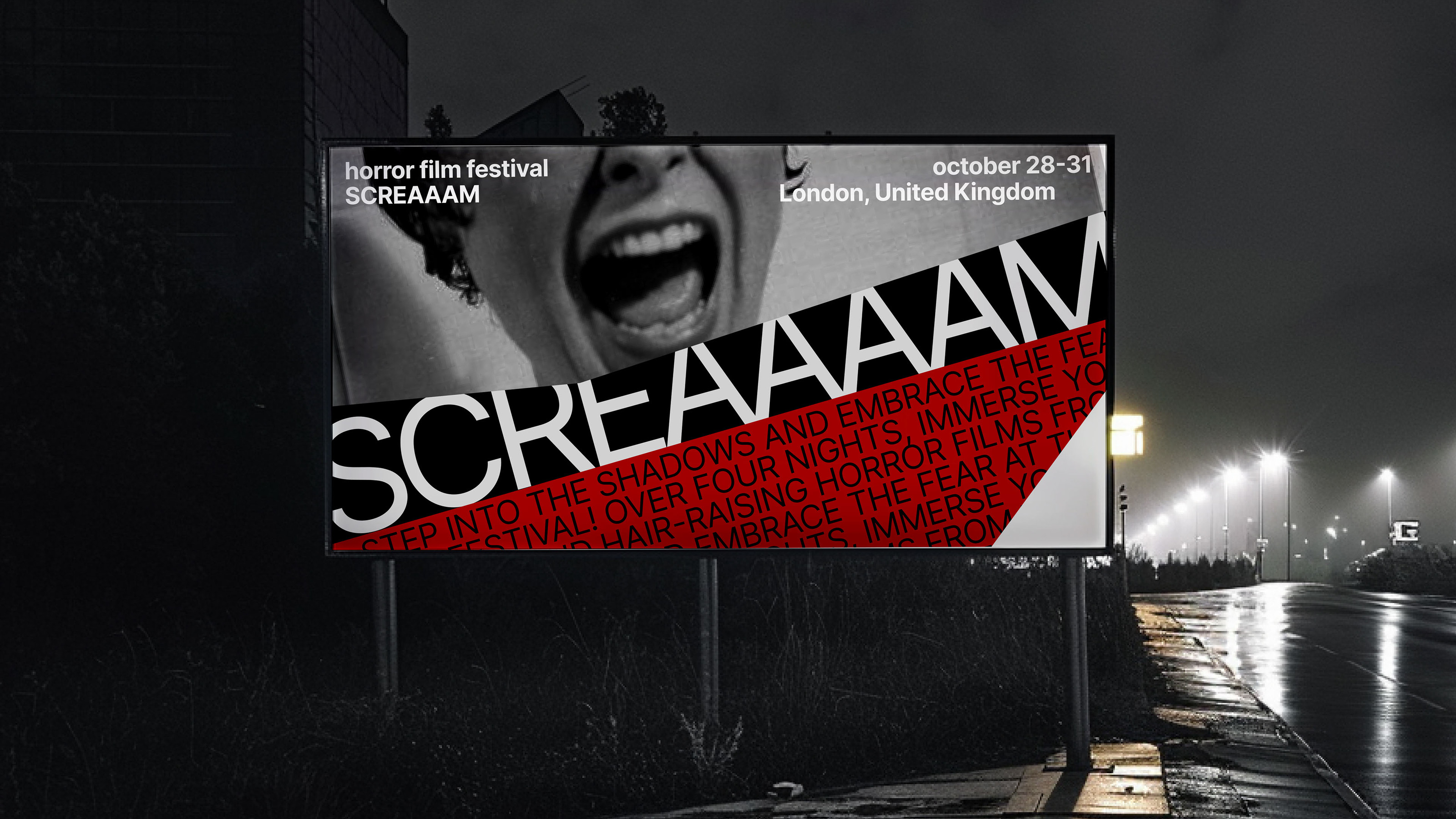 SCREAM Horror Film Festival — Изображение №2 — Брендинг на Dprofile