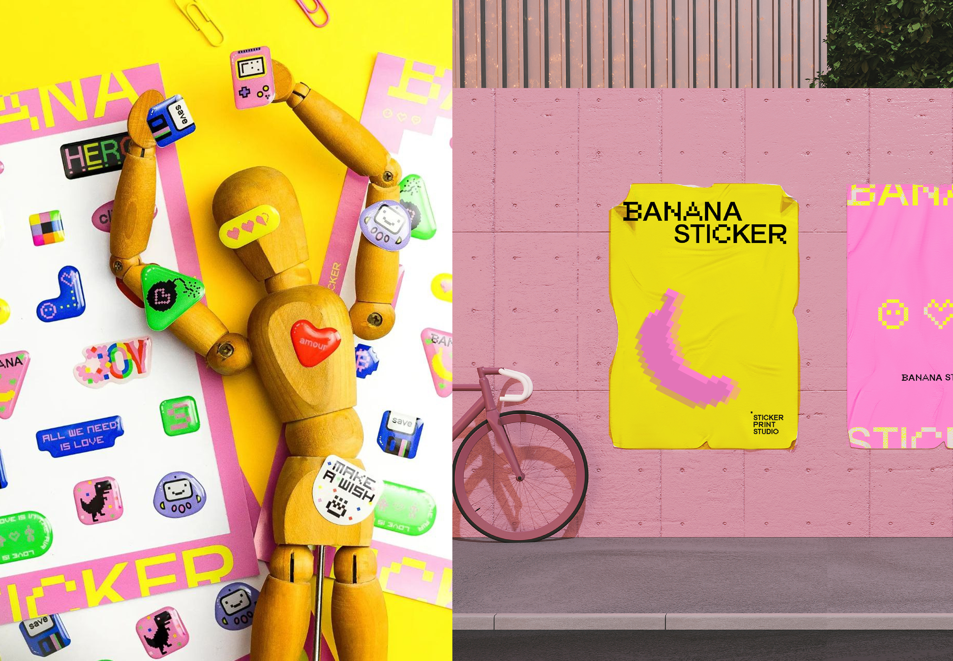 Banana Sticker — Изображение №2 — Брендинг, Графика на Dprofile