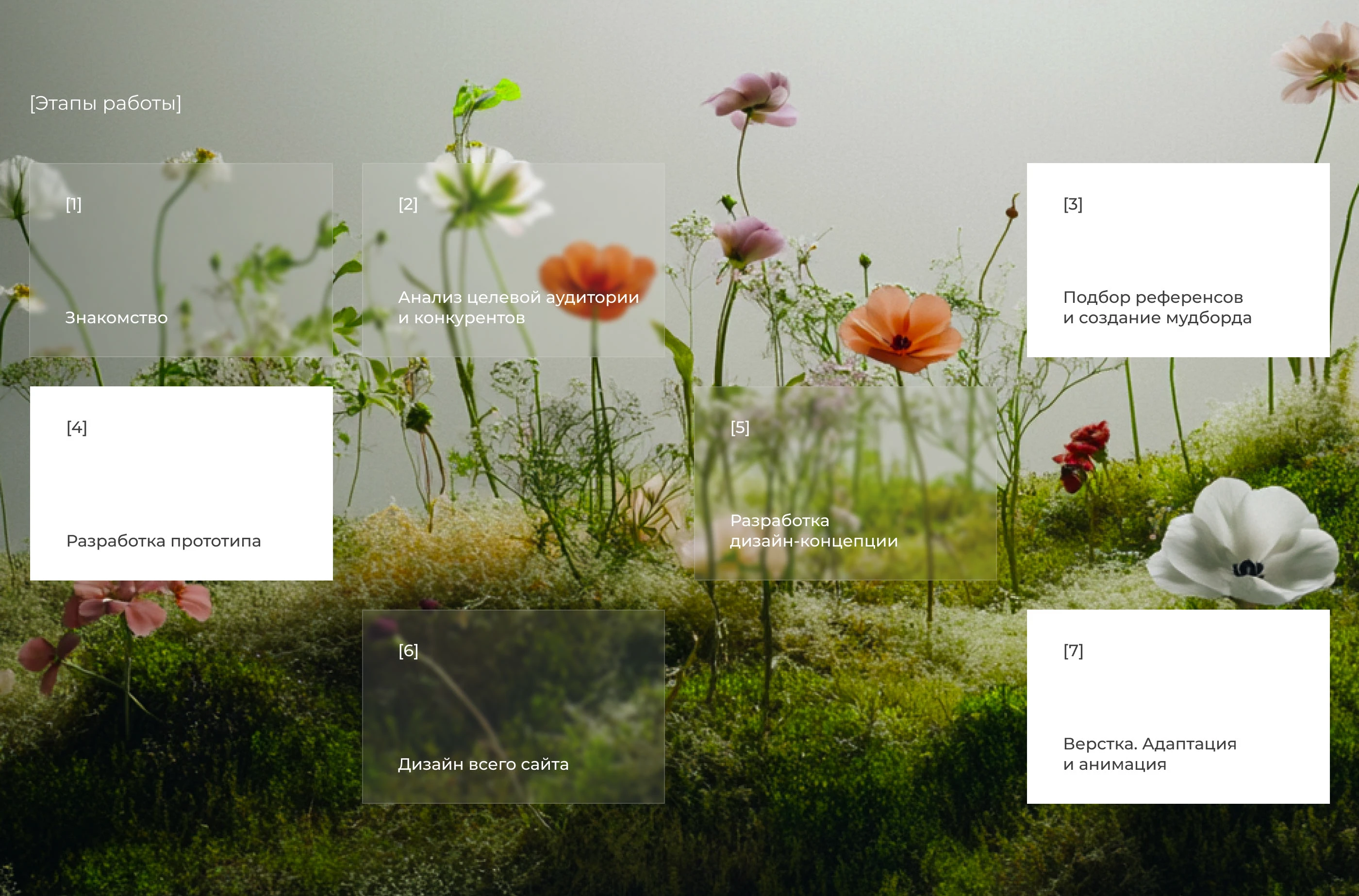 Сайт для студии ландшафтного дизайна — Изображение №3 — Интерфейсы на Dprofile