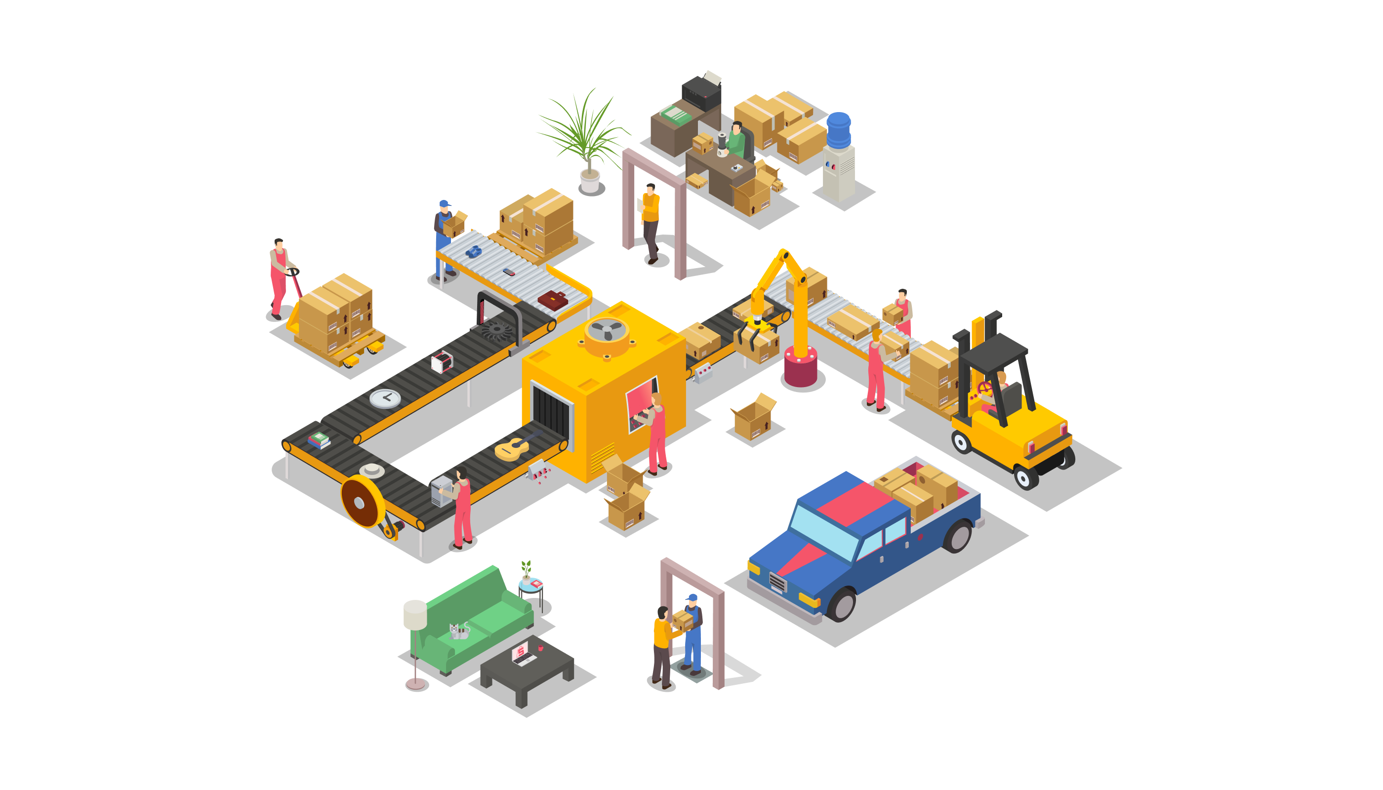 Isometric / Illustrations — Изображение №1 — Иллюстрация на Dprofile
