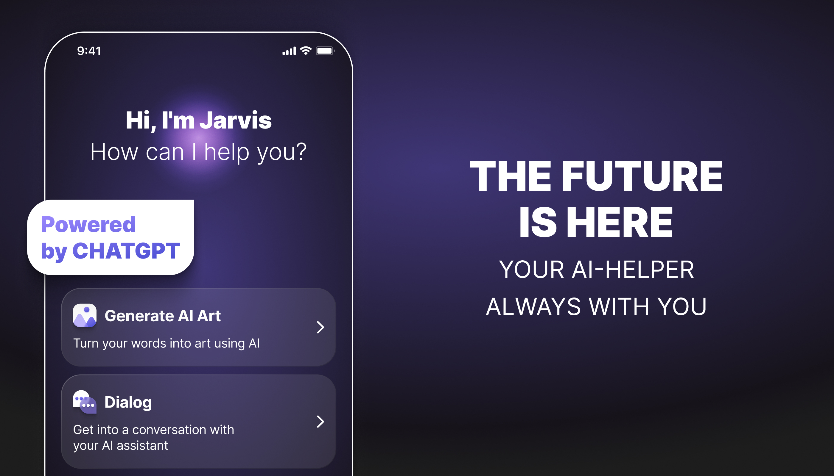 JARVIS / Chat GPT — Изображение №3 — Интерфейсы, Иллюстрация на Dprofile