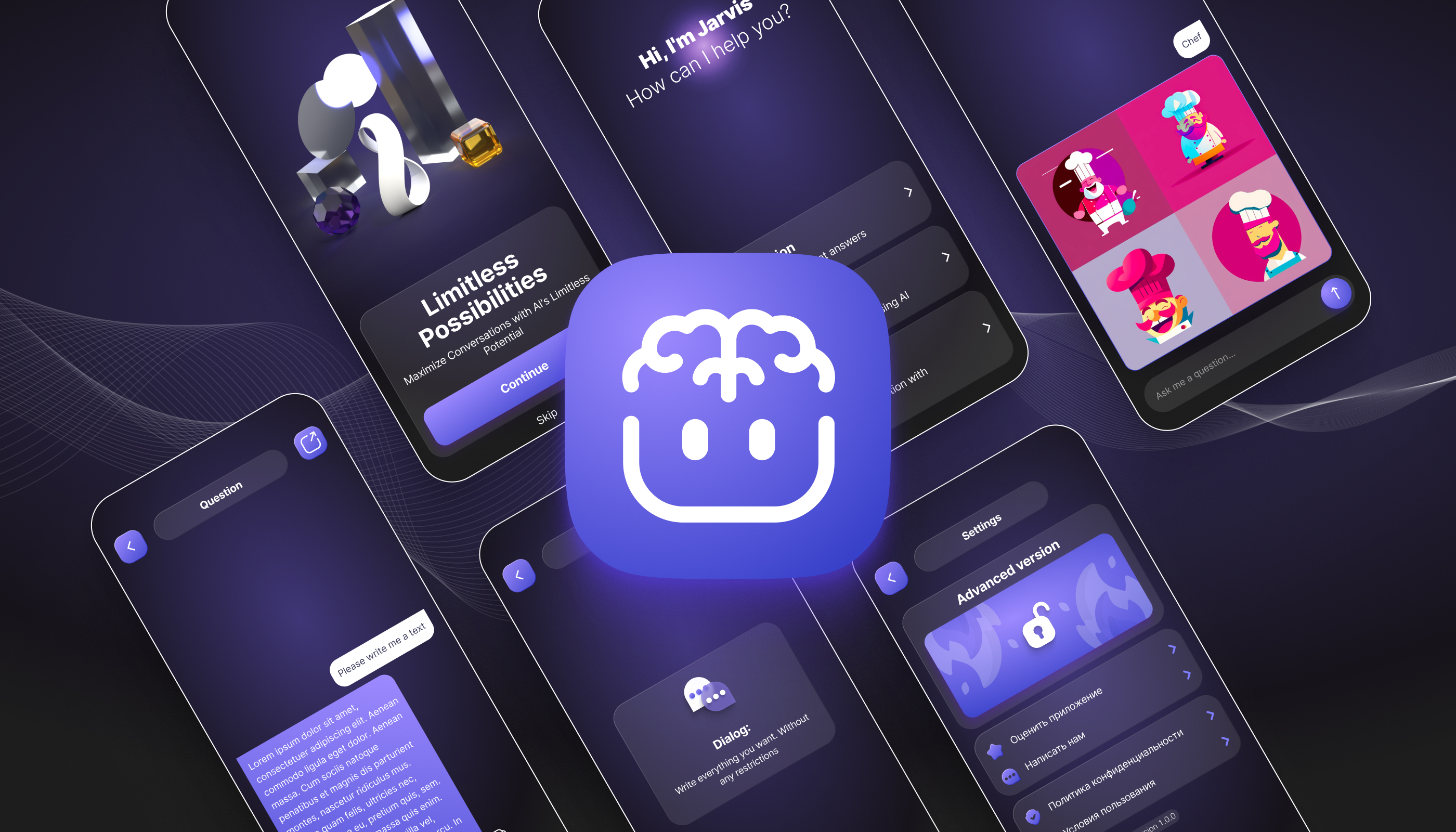 JARVIS / Chat GPT — Изображение №8 — Интерфейсы, Иллюстрация на Dprofile
