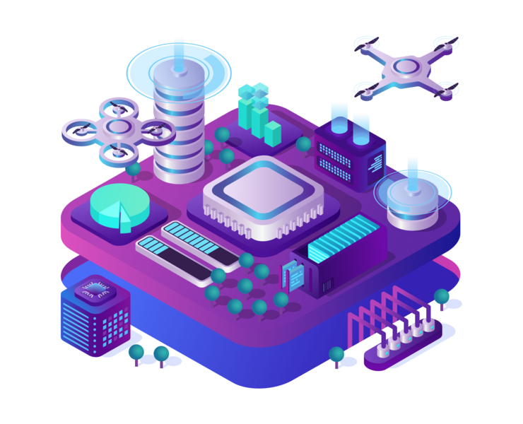 Isometric / Illustrations на Dprofile