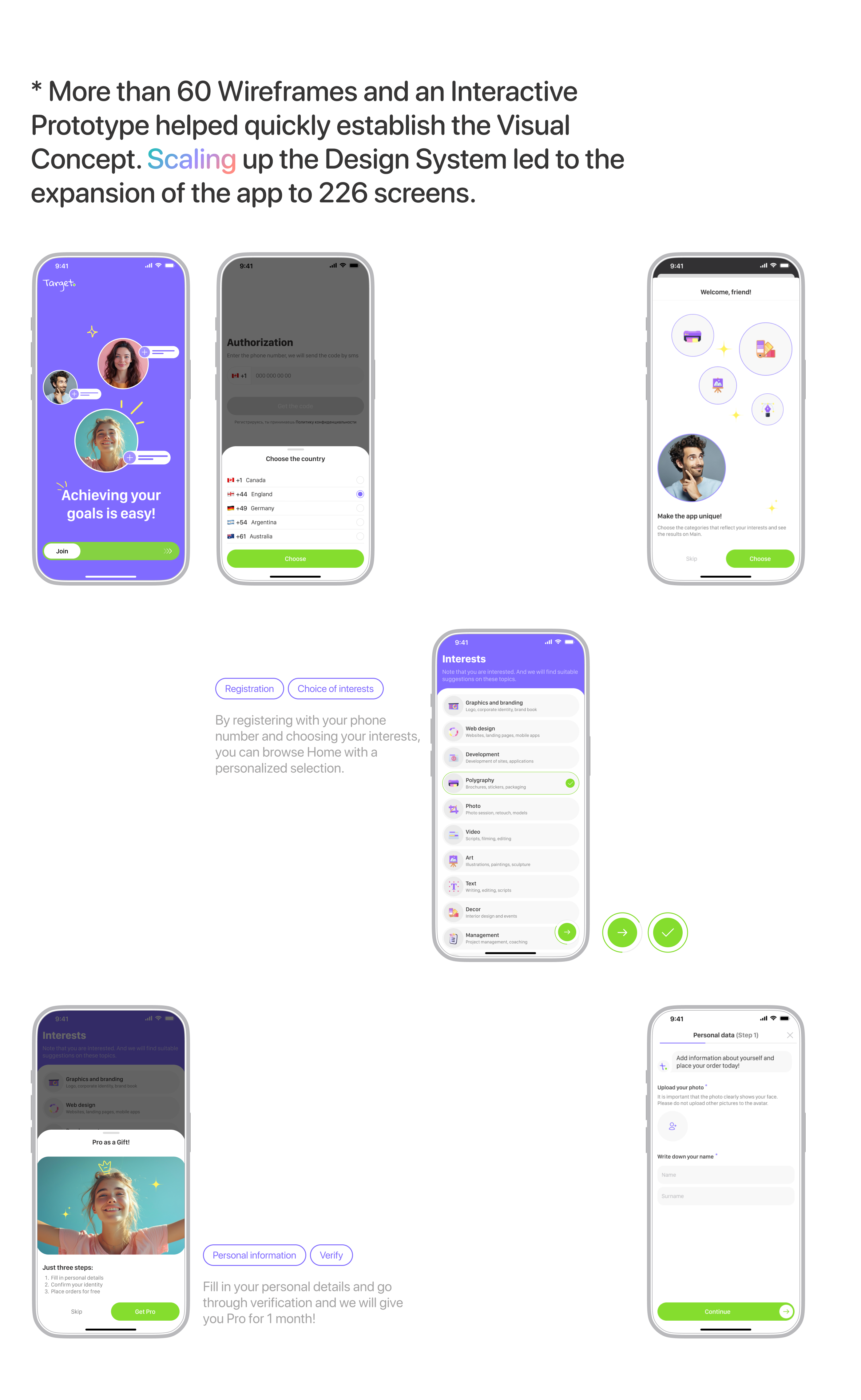 Creative team search Target — Mobile App UI/UX Design — Изображение №10 — Интерфейсы на Dprofile