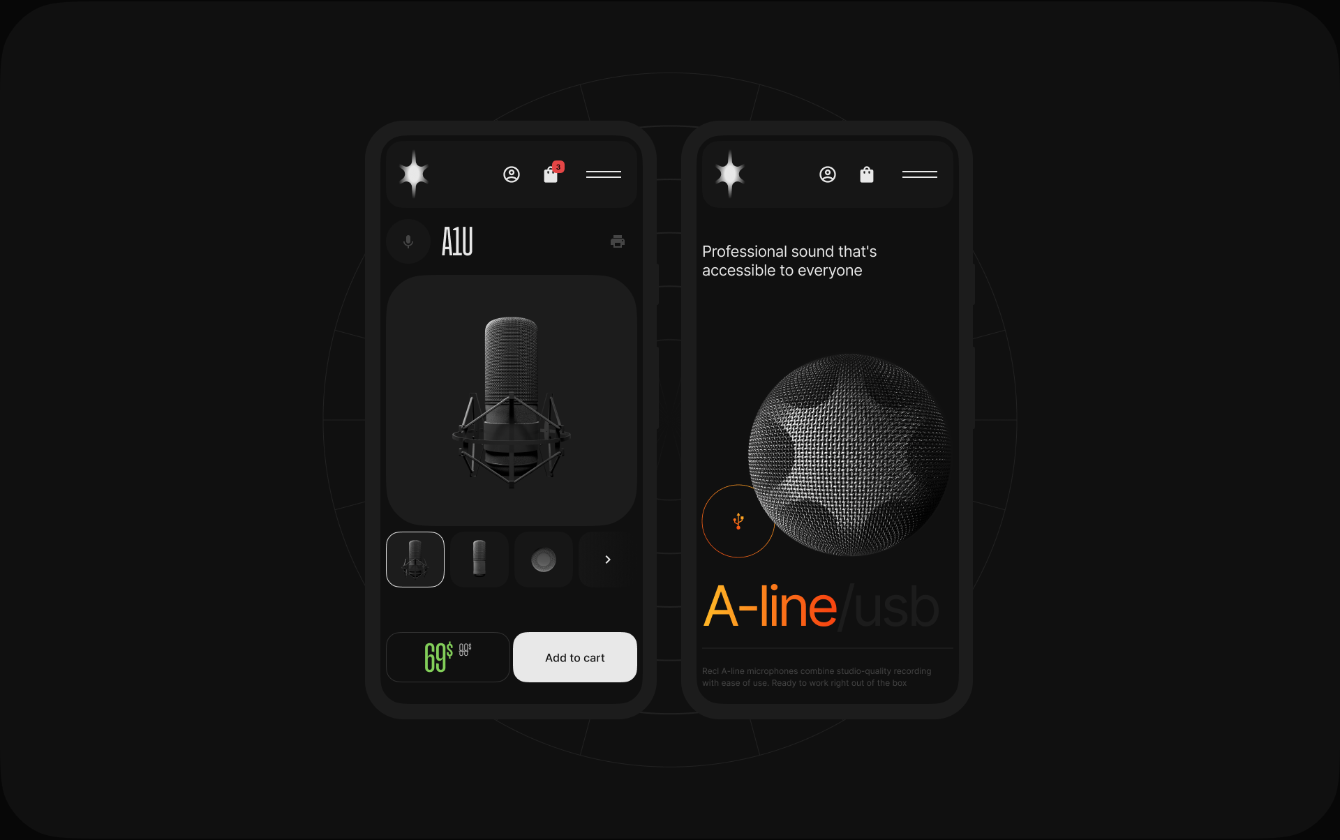 Recl A-line — Изображение №2 — Интерфейсы, 3D на Dprofile