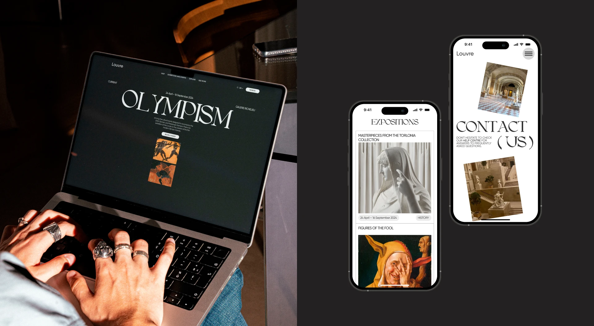 LOUVRE MUSEUM | UX UI WEBSITE REDESIGN — Изображение №5 — Интерфейсы на Dprofile