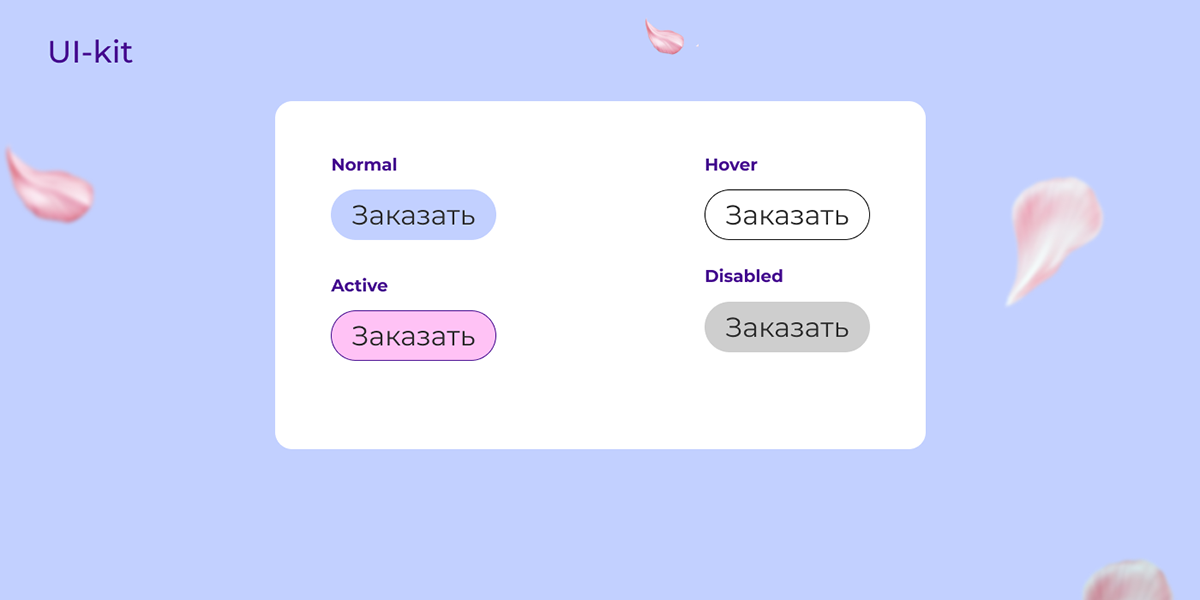 Дизайн для магазина цветов// Rosy Rose — Изображение №4 — Интерфейсы на Dprofile