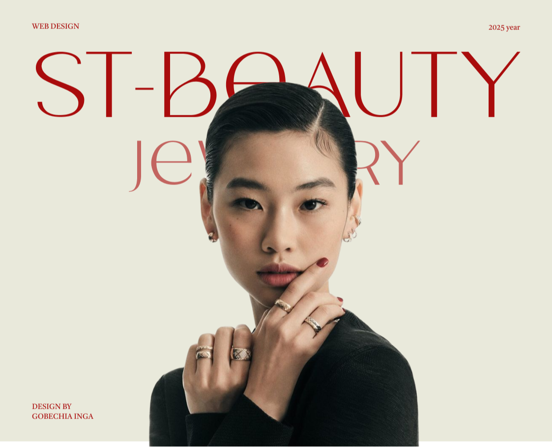 Design// Online jewelry store ST-BEAUTY — Интерфейсы, Брендинг на Dprofile