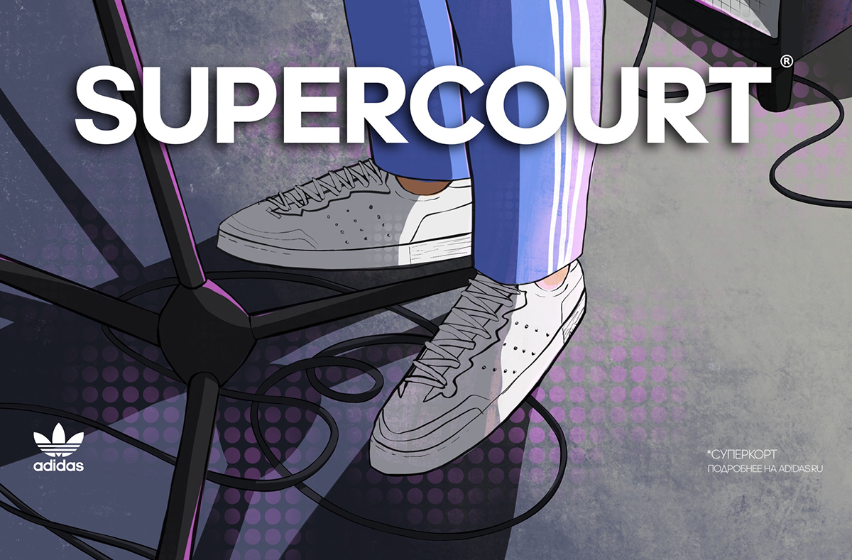 SUPERCOURT ADV CAMPAIGN for Adidas — Изображение №25 — Брендинг, Маркетинг на Dprofile