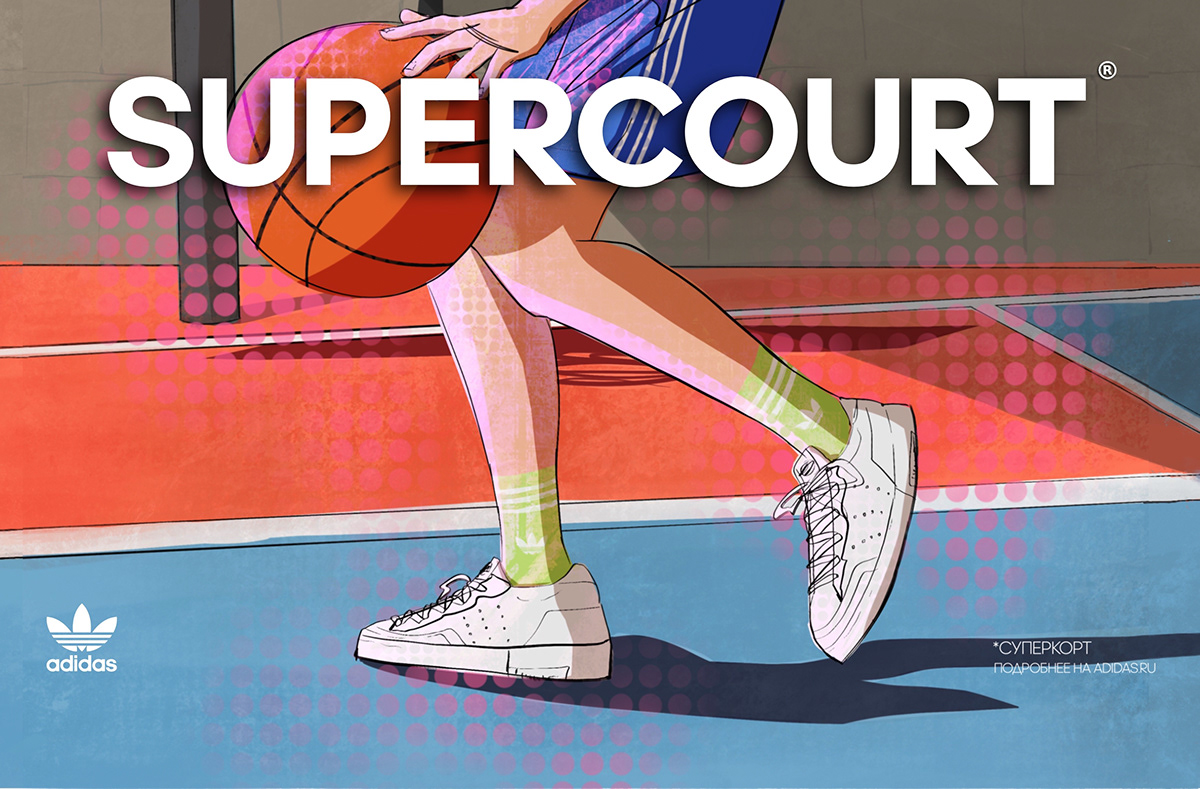SUPERCOURT ADV CAMPAIGN for Adidas — Изображение №24 — Брендинг, Маркетинг на Dprofile