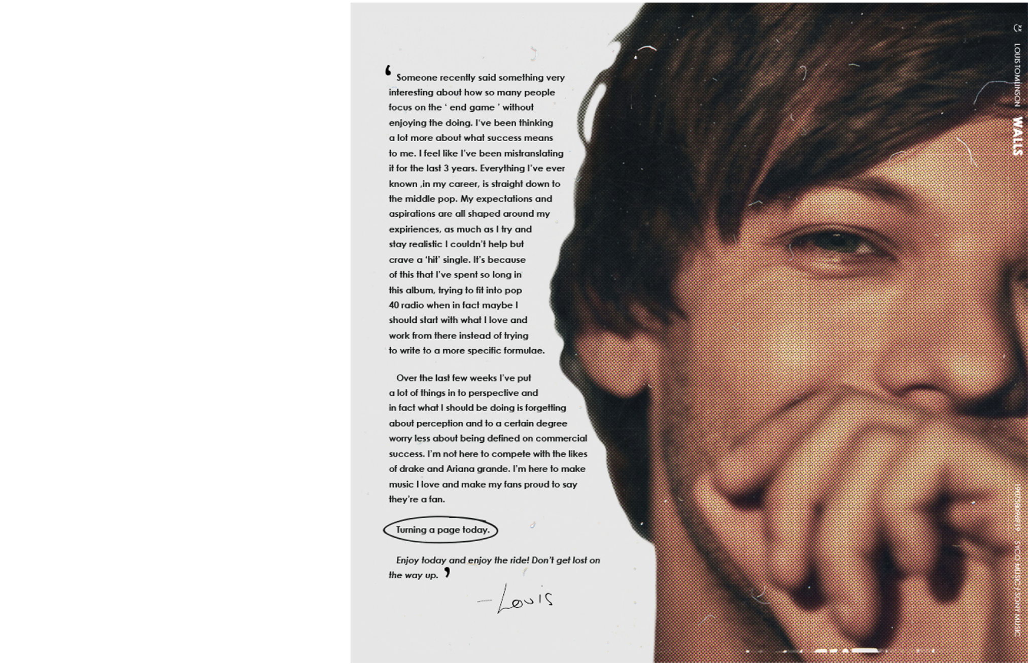WALLS LP by LOUIS TOMLINSON — Изображение №5 — Брендинг, Графика на Dprofile