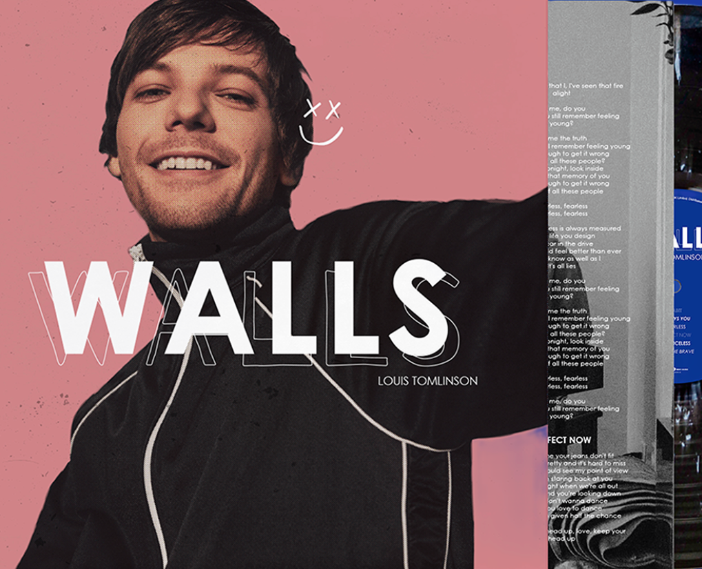 WALLS LP by LOUIS TOMLINSON — Брендинг, Графика на Dprofile