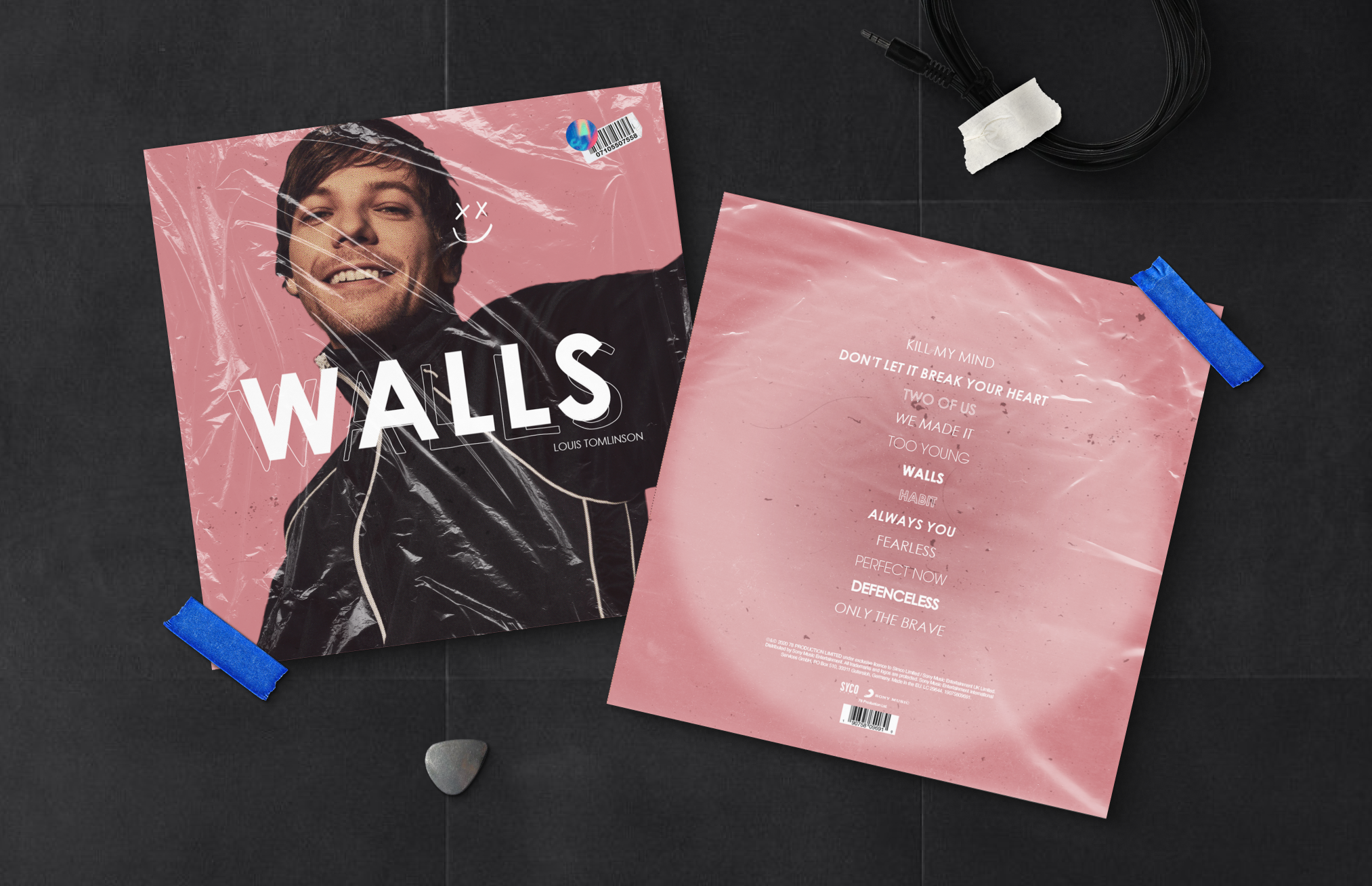 WALLS LP by LOUIS TOMLINSON — Изображение №2 — Брендинг, Графика на Dprofile