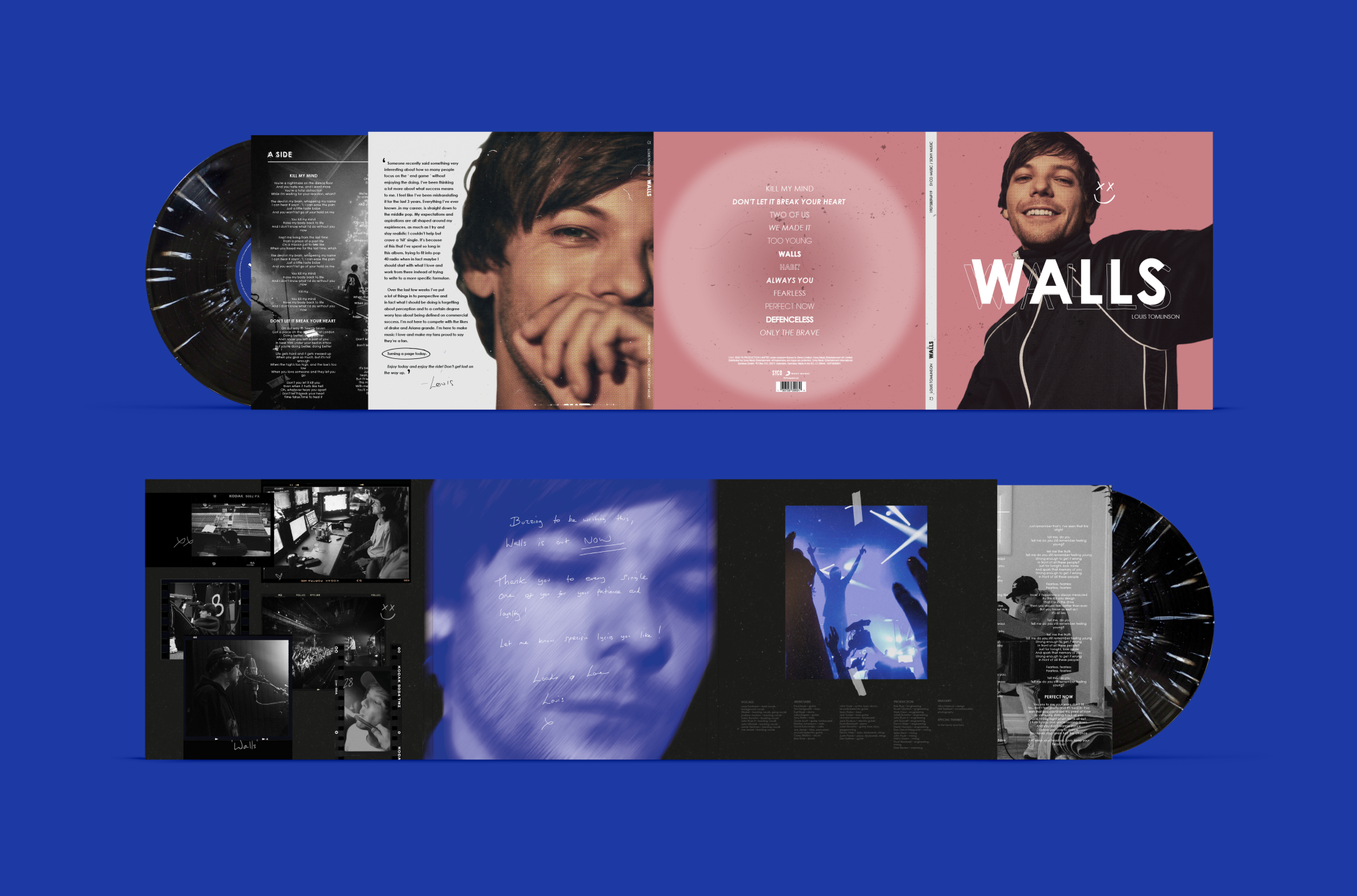 WALLS LP by LOUIS TOMLINSON — Изображение №8 — Брендинг, Графика на Dprofile