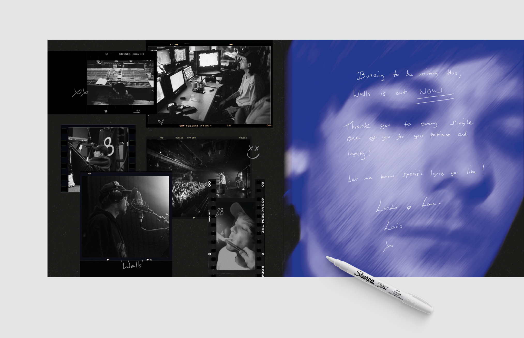 WALLS LP by LOUIS TOMLINSON — Изображение №7 — Брендинг, Графика на Dprofile