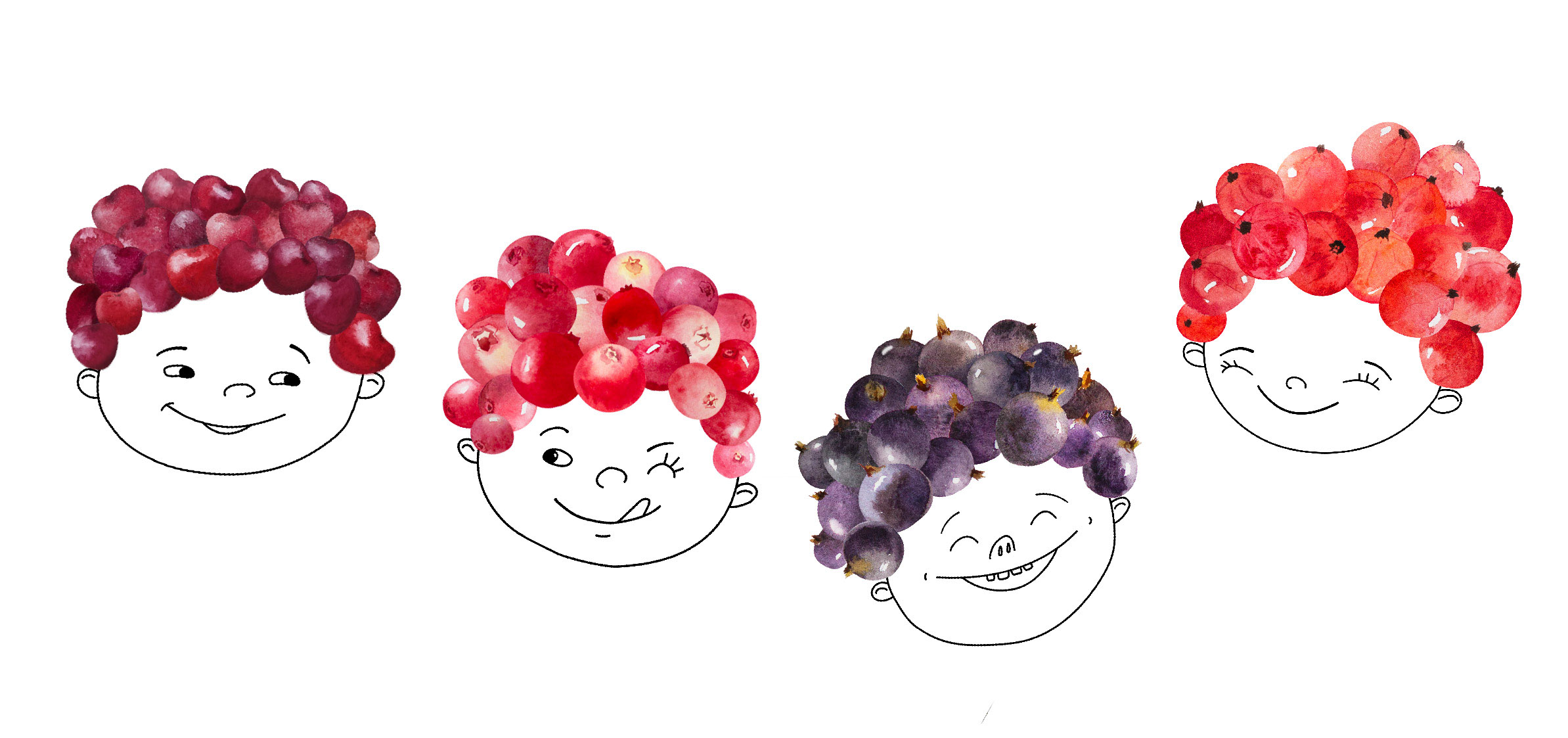 Иллюстрация для этикетки морса — Изображение №1 — Брендинг, Иллюстрация на Dprofile