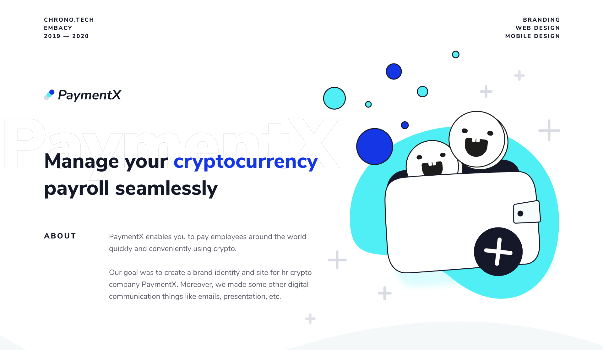 PaymentX. Branding & Website design. 2019 — Изображение №1 — Интерфейсы, Брендинг на Dprofile