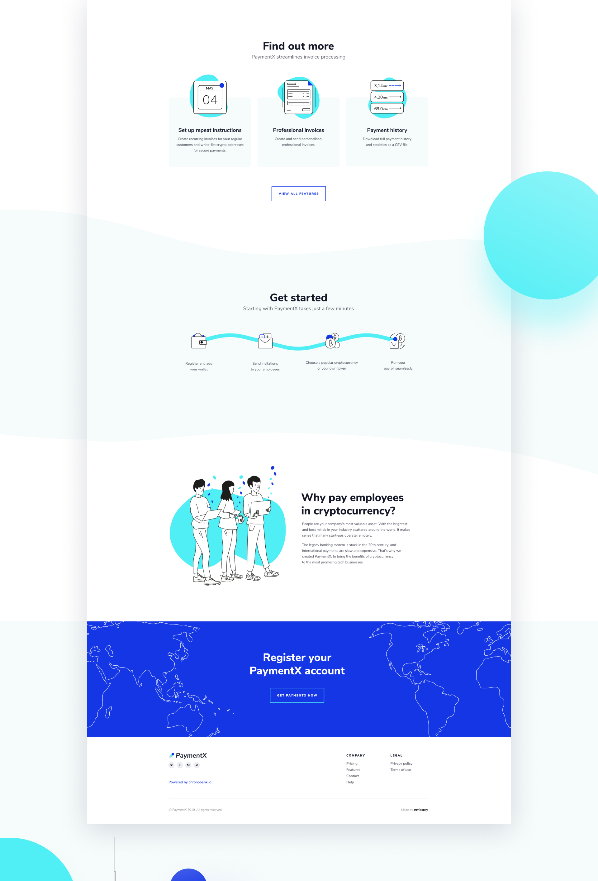 PaymentX. Branding & Website design. 2019 — Изображение №5 — Интерфейсы, Брендинг на Dprofile