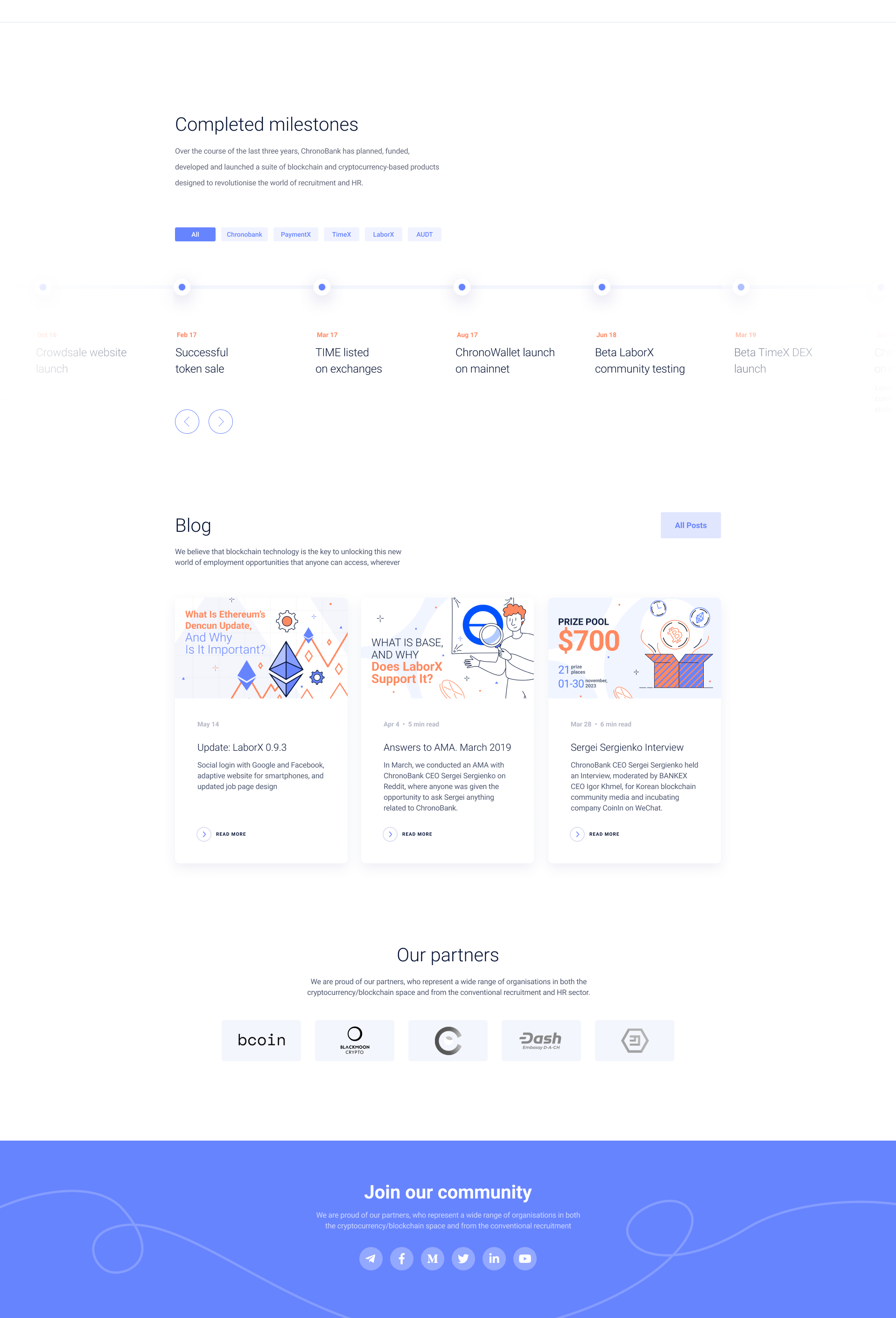 Chronobank. Branding & Website design. 2020 — Изображение №8 — Интерфейсы, Брендинг на Dprofile
